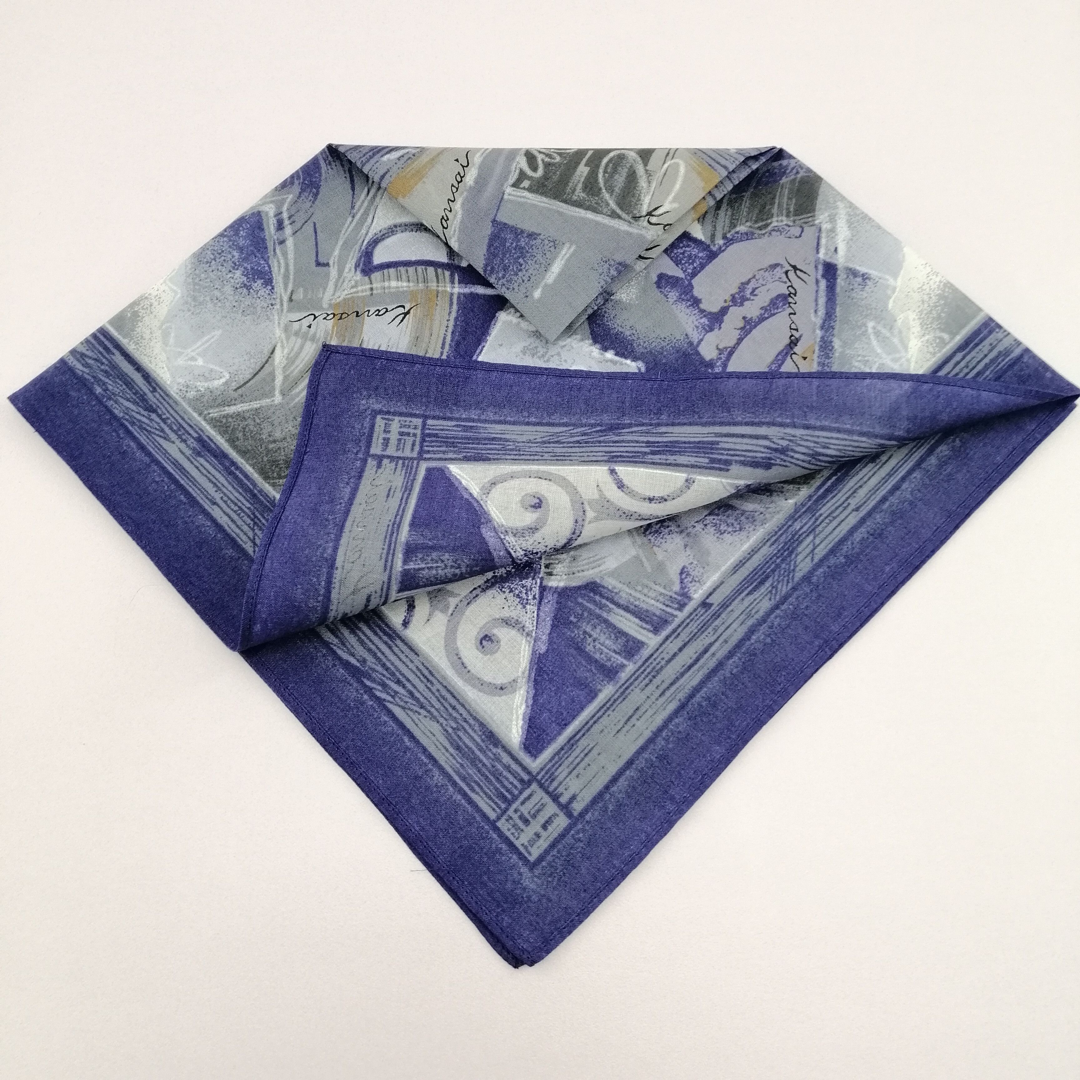 Kansai Yamamoto × Vintage Kansai Handkerchief/Neckerchief/Bandana-KD3145 Size ONE SIZE - 4 Thumbnail