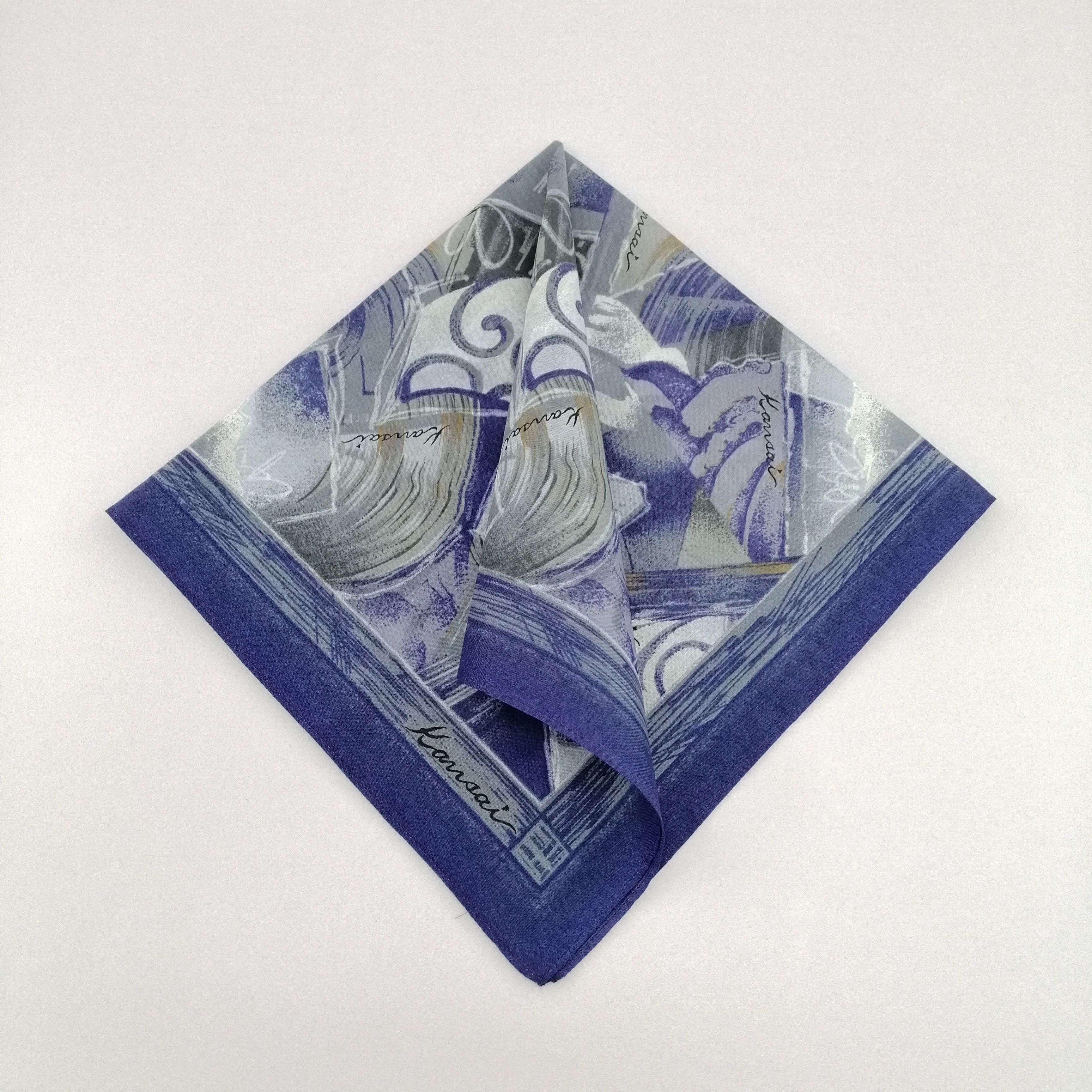 Kansai Yamamoto × Vintage Kansai Handkerchief/Neckerchief/Bandana-KD3145 Size ONE SIZE - 1 Thumbnail