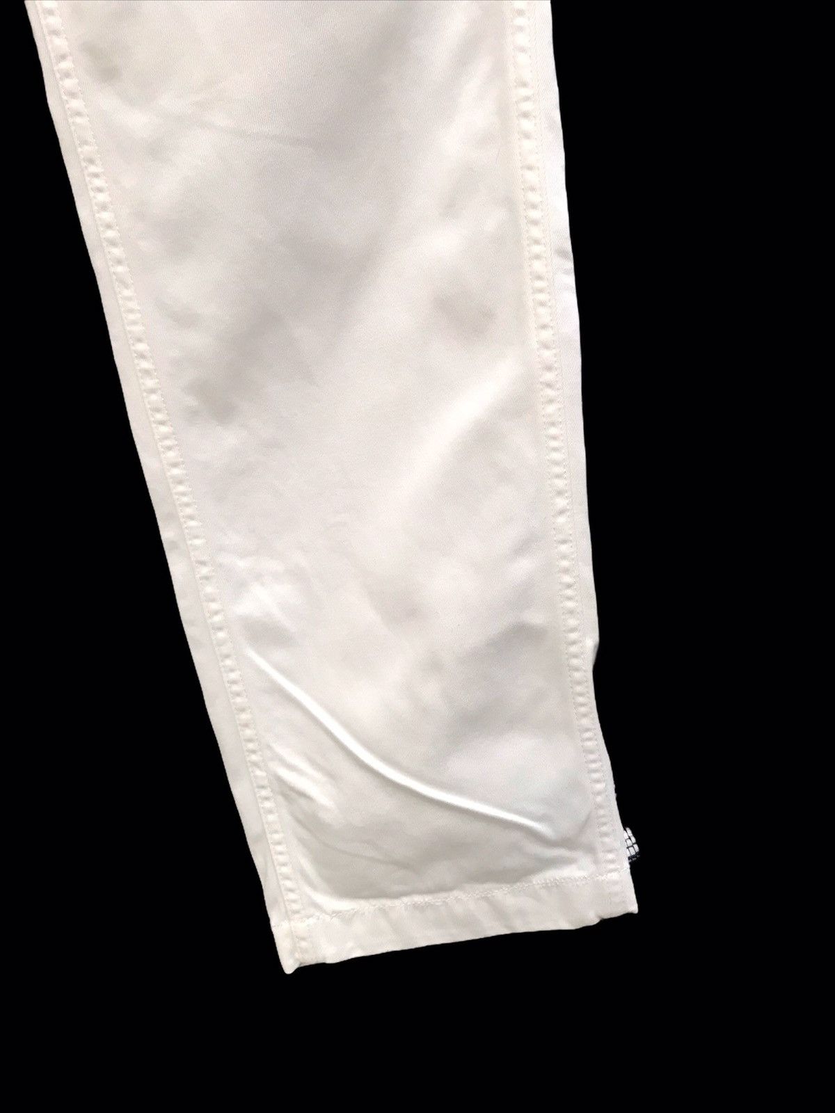 Japanese Brand × KURO Made In Japan Kuro White Cotton Pants Size US 33 - 3 Thumbnail