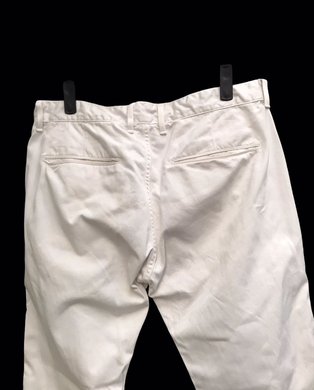 Japanese Brand × KURO Made In Japan Kuro White Cotton Pants Size US 33 - 7 Thumbnail