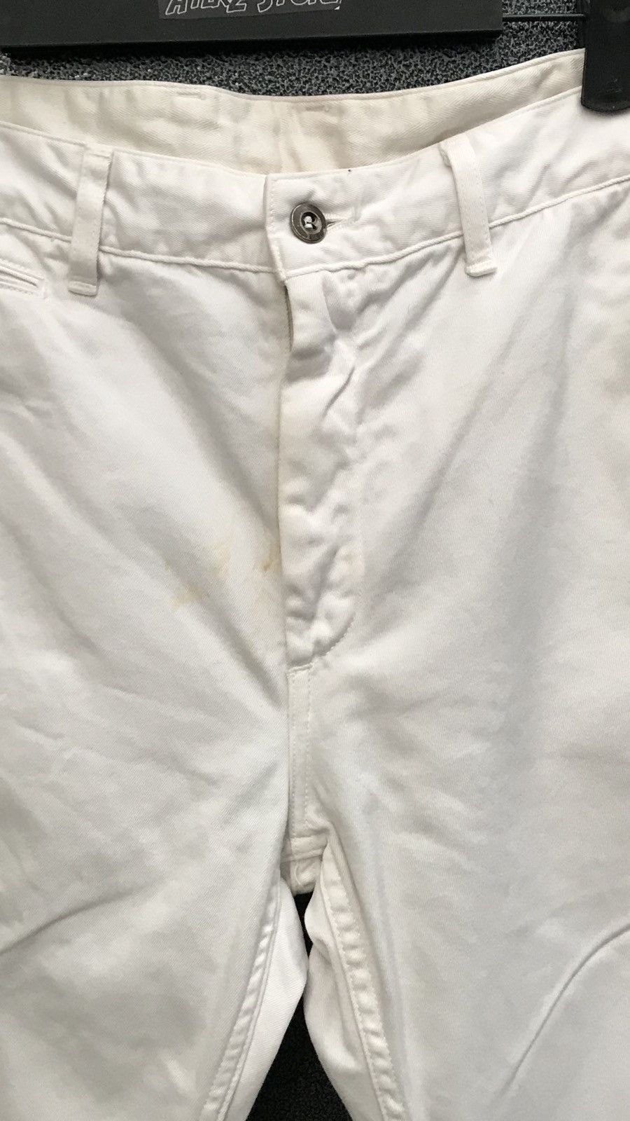 Japanese Brand × KURO Made In Japan Kuro White Cotton Pants Size US 33 - 5 Thumbnail