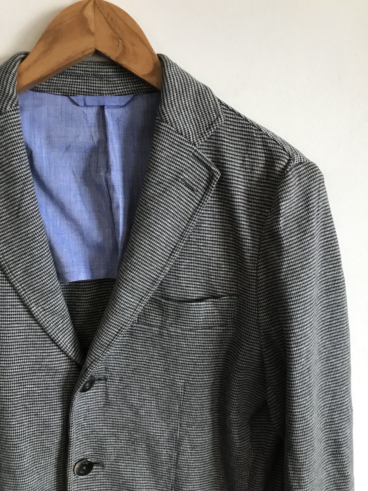 SHIPS Japanese Brand Ships Houndstooth Cotton Jacket Size US XS / EU 42 / 0 - 3 Thumbnail