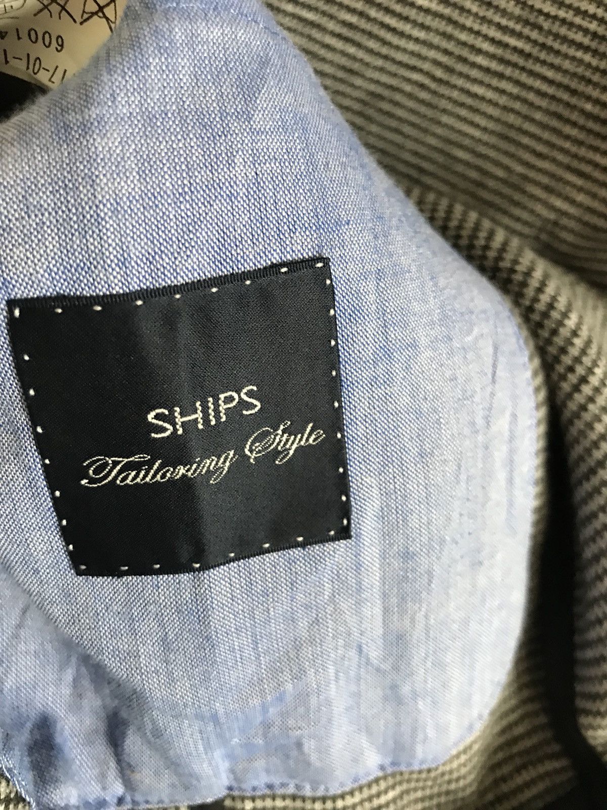 SHIPS Japanese Brand Ships Houndstooth Cotton Jacket Size US XS / EU 42 / 0 - 5 Thumbnail