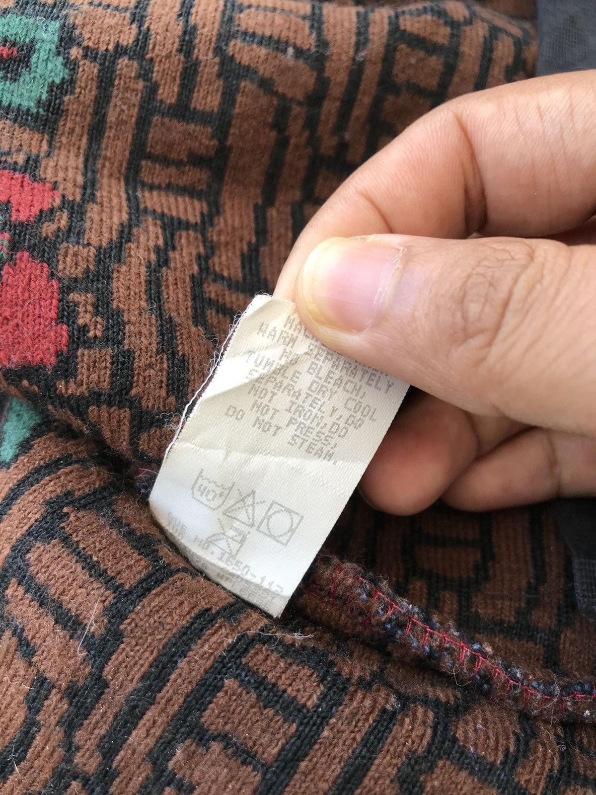 Vintage × Woolrich Woolen Mills 🔥Vintage Rare 90s WOOLRICH Printed Deep Pile Sherpa Jacket Size US M / EU 48-50 / 2 - 12 Thumbnail