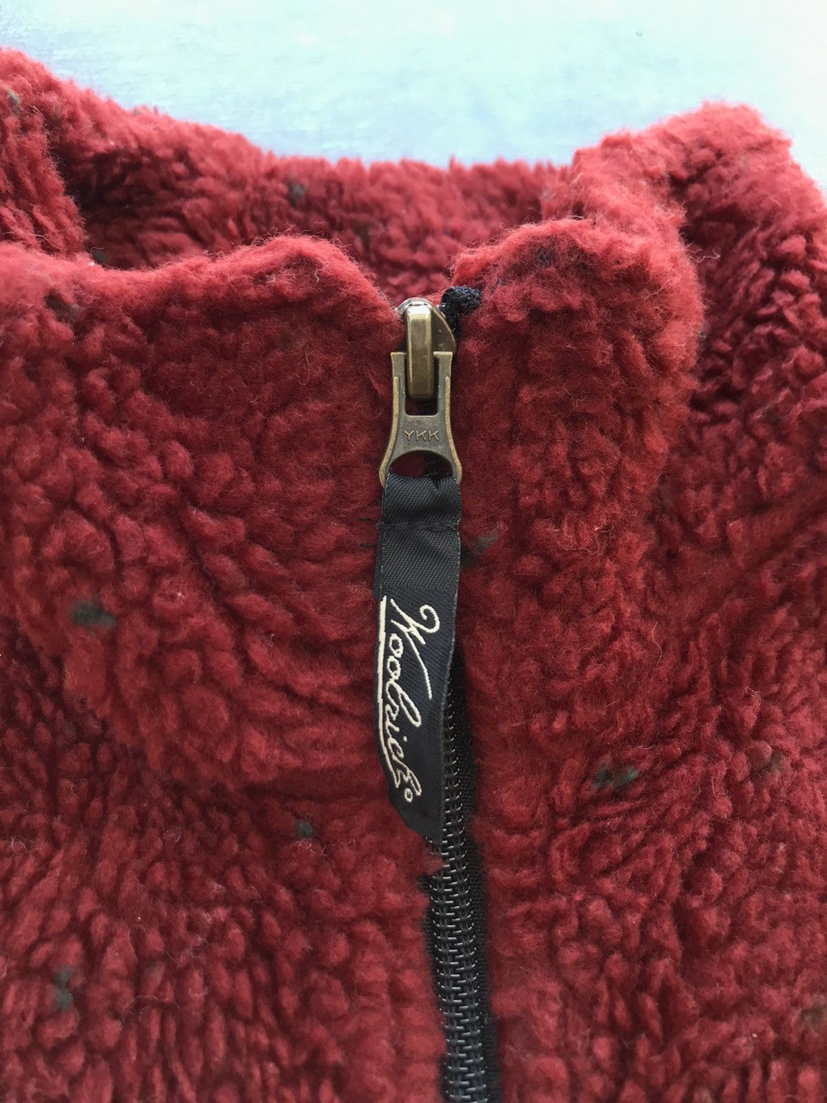 Vintage × Woolrich Woolen Mills 🔥Vintage Rare 90s WOOLRICH Printed Deep Pile Sherpa Jacket Size US M / EU 48-50 / 2 - 8 Thumbnail