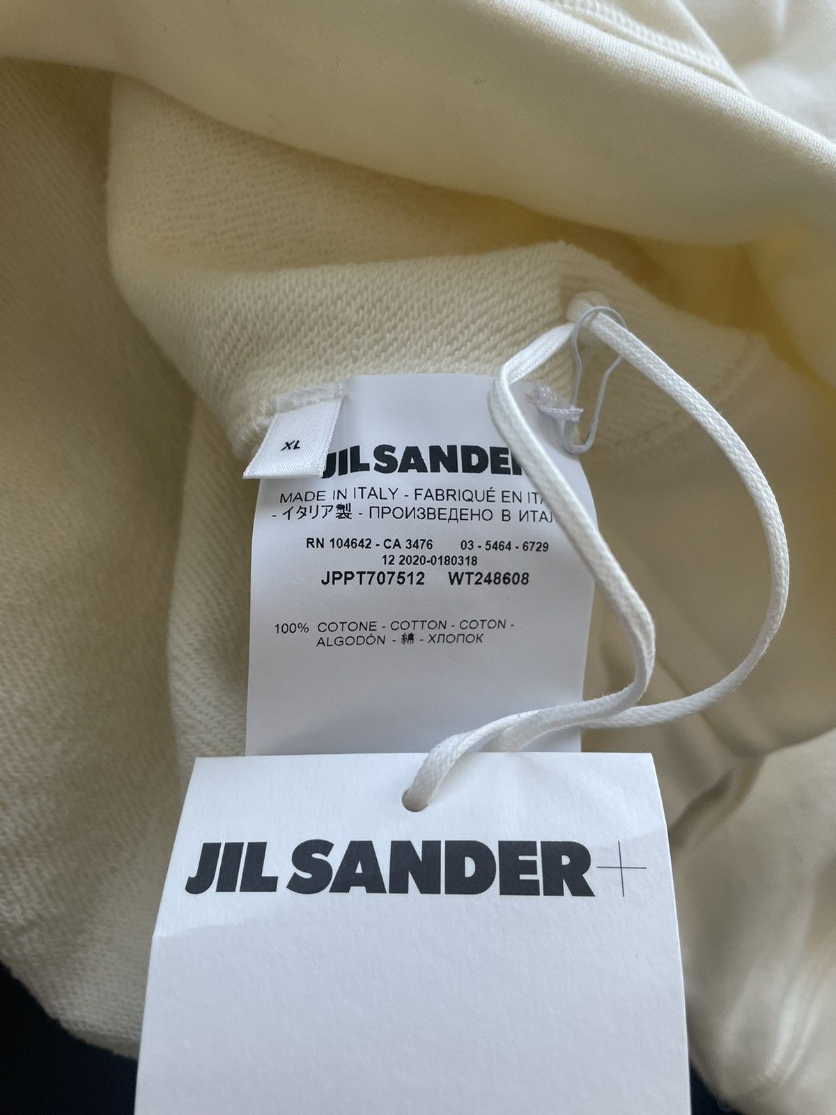 Jil Sander Rare NEW Super Runway Sold Out Iconic Classic Logo Hoodie Size US XL / EU 56 / 4 - 7 Thumbnail