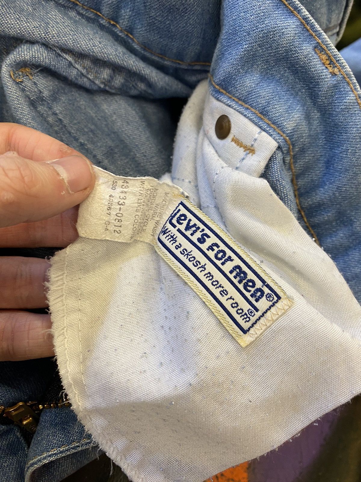 Vintage 1970’s Levi Jeans Orange Tab