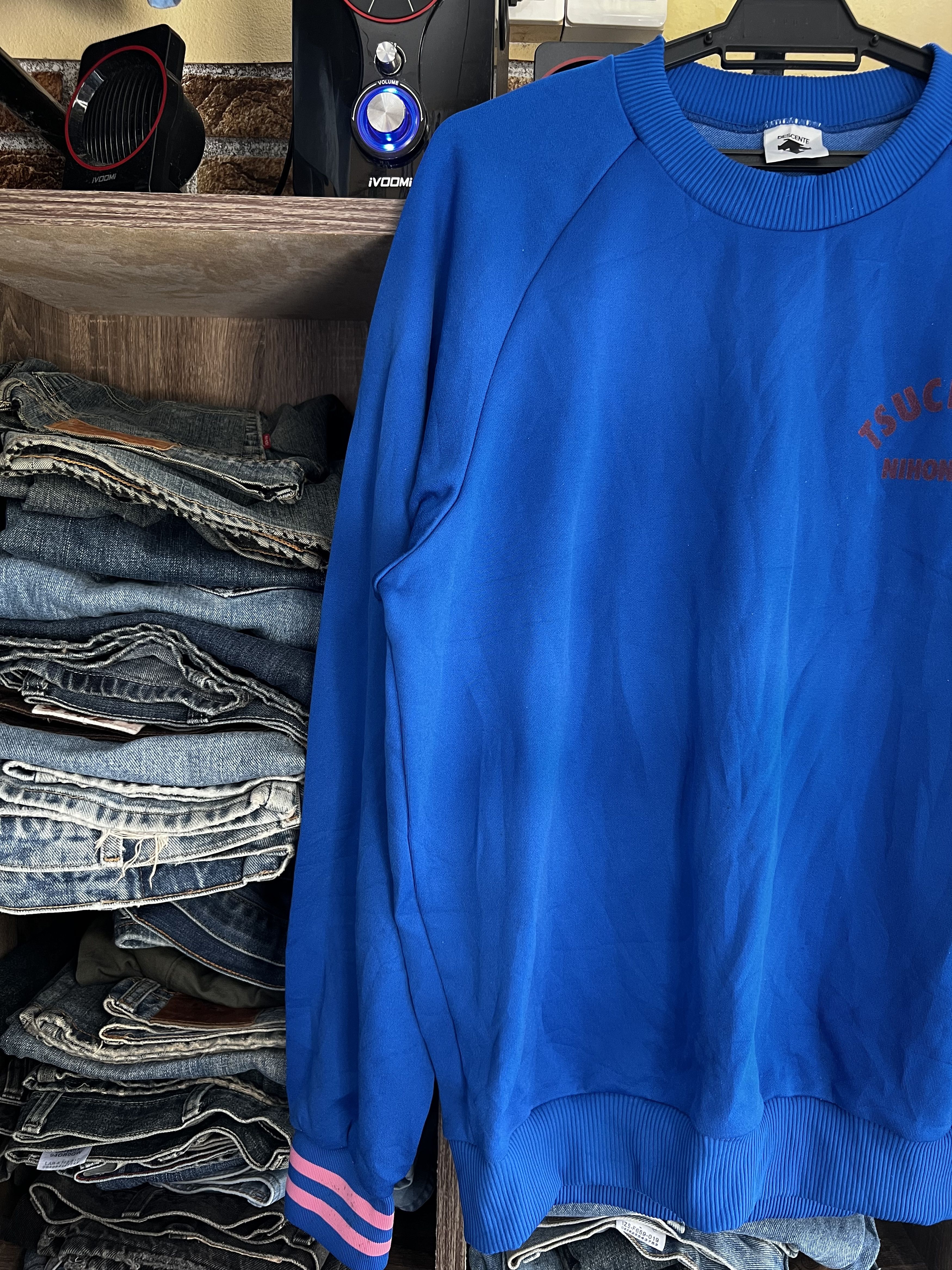 Descente 🔥Vintage Blue Descente Crewneck Sweatshirts Size US M / EU 48-50 / 2 - 3 Thumbnail