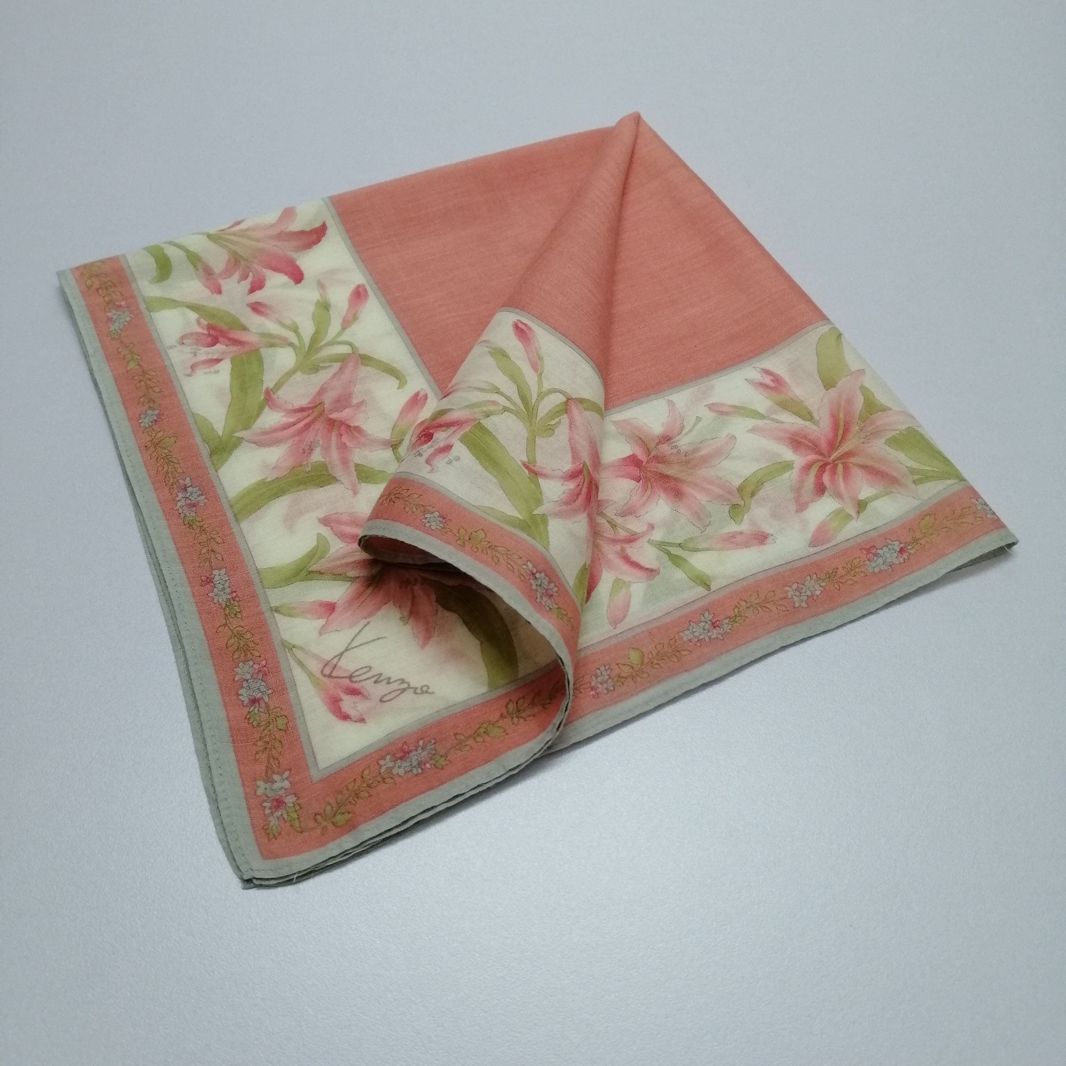 Kenzo × Vintage Kenzo Handkerchief/Neckerchief/Bandana-KD2201 Size ONE SIZE - 4 Thumbnail