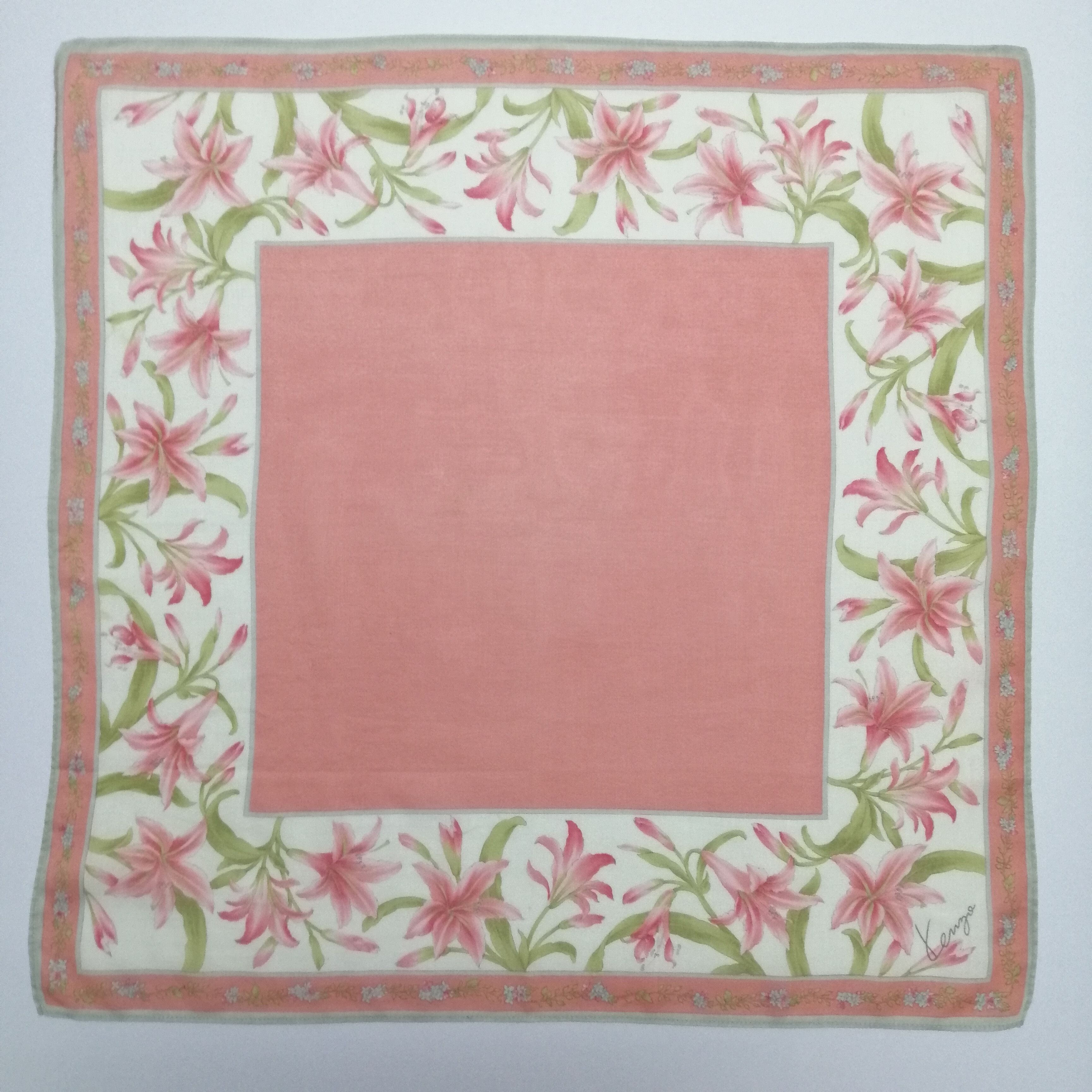 Kenzo × Vintage Kenzo Handkerchief/Neckerchief/Bandana-KD2201 Size ONE SIZE - 2 Thumbnail