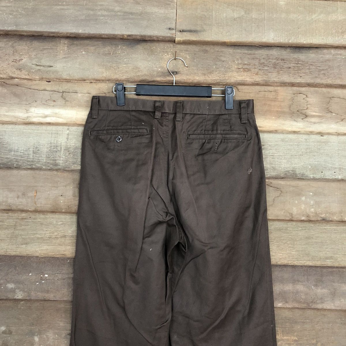 Japanese Brand Japanese Branded Uniqlo Dark Brown Straight Pants #A070 Size US 30 / EU 46 - 7 Thumbnail
