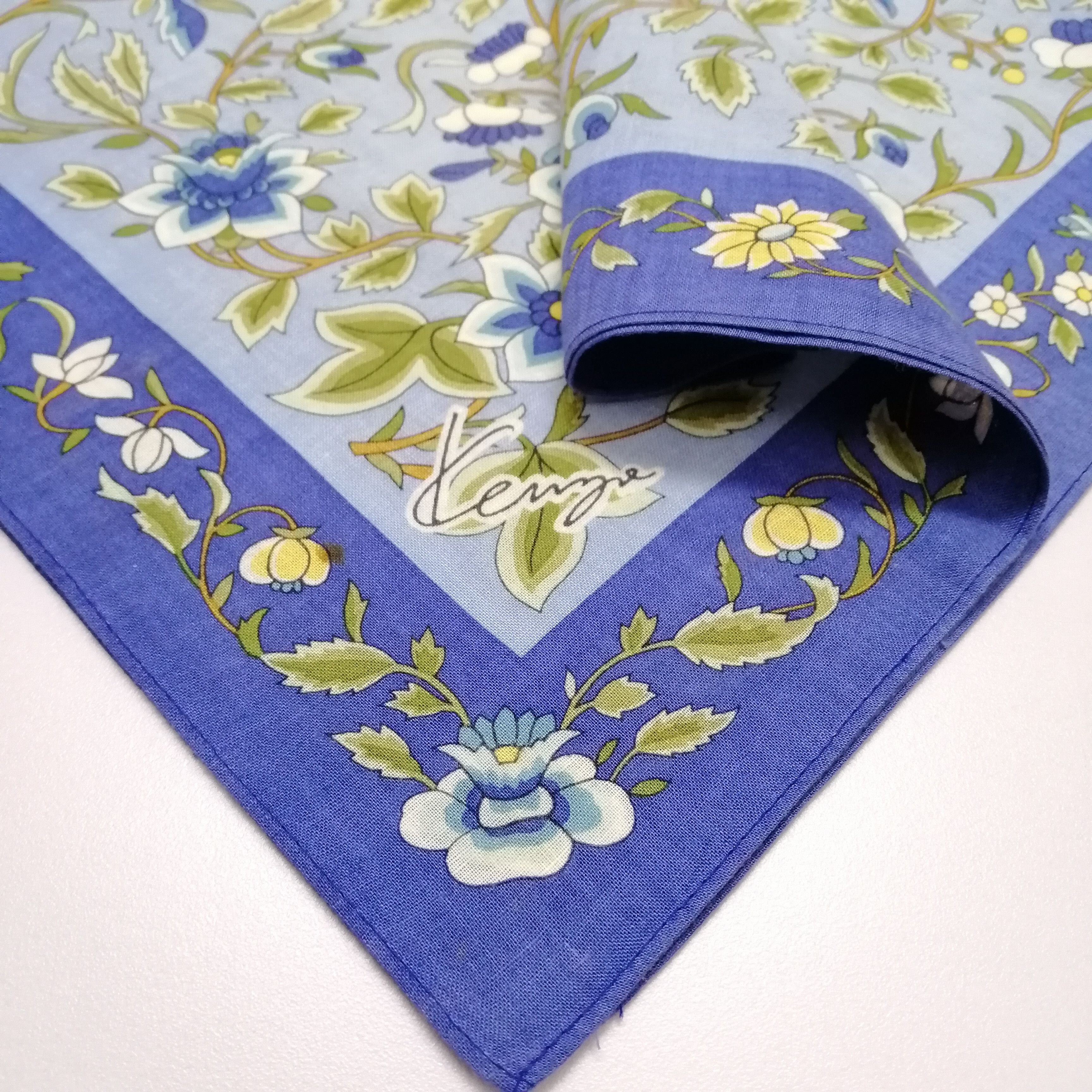 Kenzo × Vintage Kenzo Handkerchief/Neckerchief/Bandana-KD2242 Size ONE SIZE - 6 Thumbnail