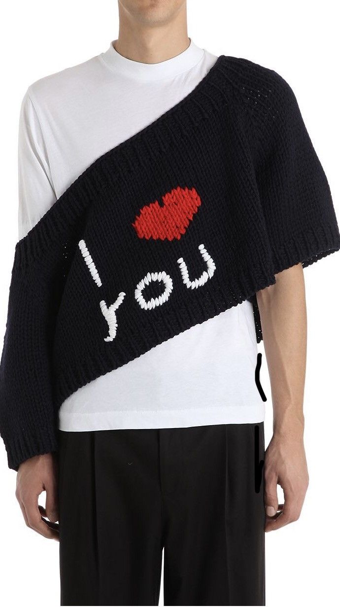 Raf Simons I Love You Knit Black Size US XS / EU 42 / 0 - 6 Thumbnail