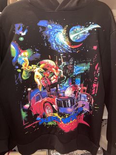 Juice Wrld Galaxy Hoodie - Black 2XL / Black