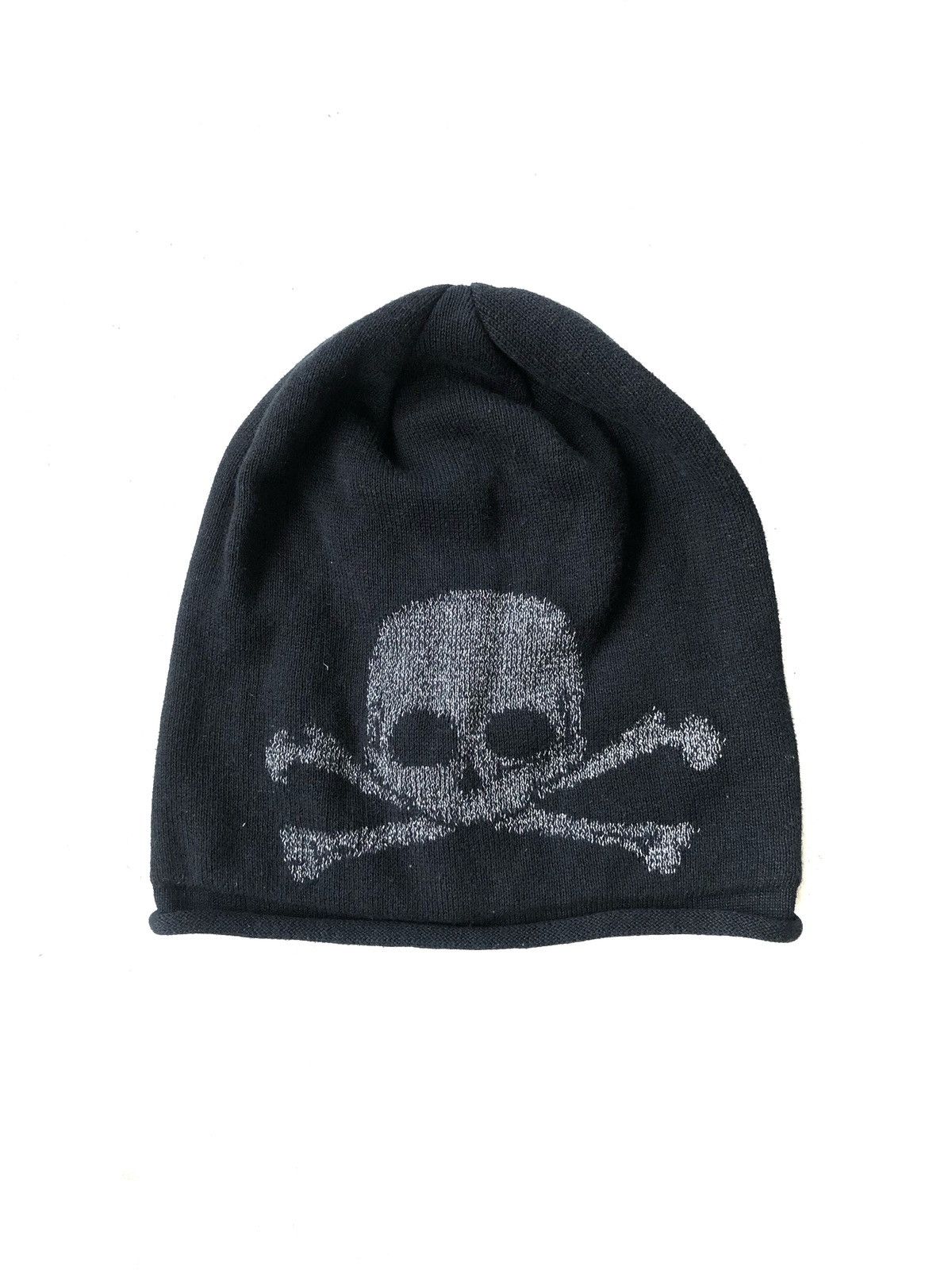 Roen 🇯🇵 Crafted Skulls 💀 Crossbones Logo Beanie Head Size ONE SIZE - 2 Thumbnail