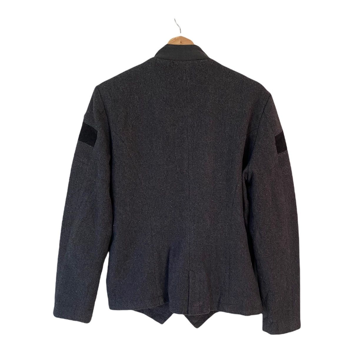 Helmut Lang 🇯🇵A/W 1998 DIESEL DOUBLE COLLAR WOOL BIKER JACKET Size US S / EU 44-46 / 1 - 5 Thumbnail