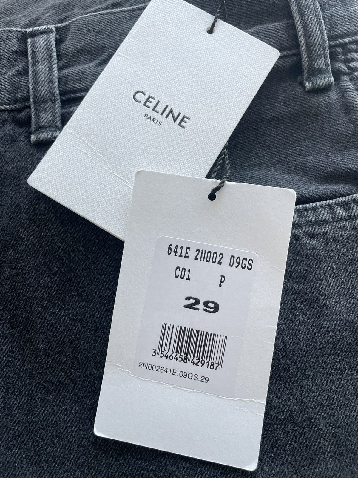 Celine × Hedi Slimane Sold Out Super Rare Brand NEW HEDI Slimane 19FW Runway Denim Size US 29 - 4 Thumbnail