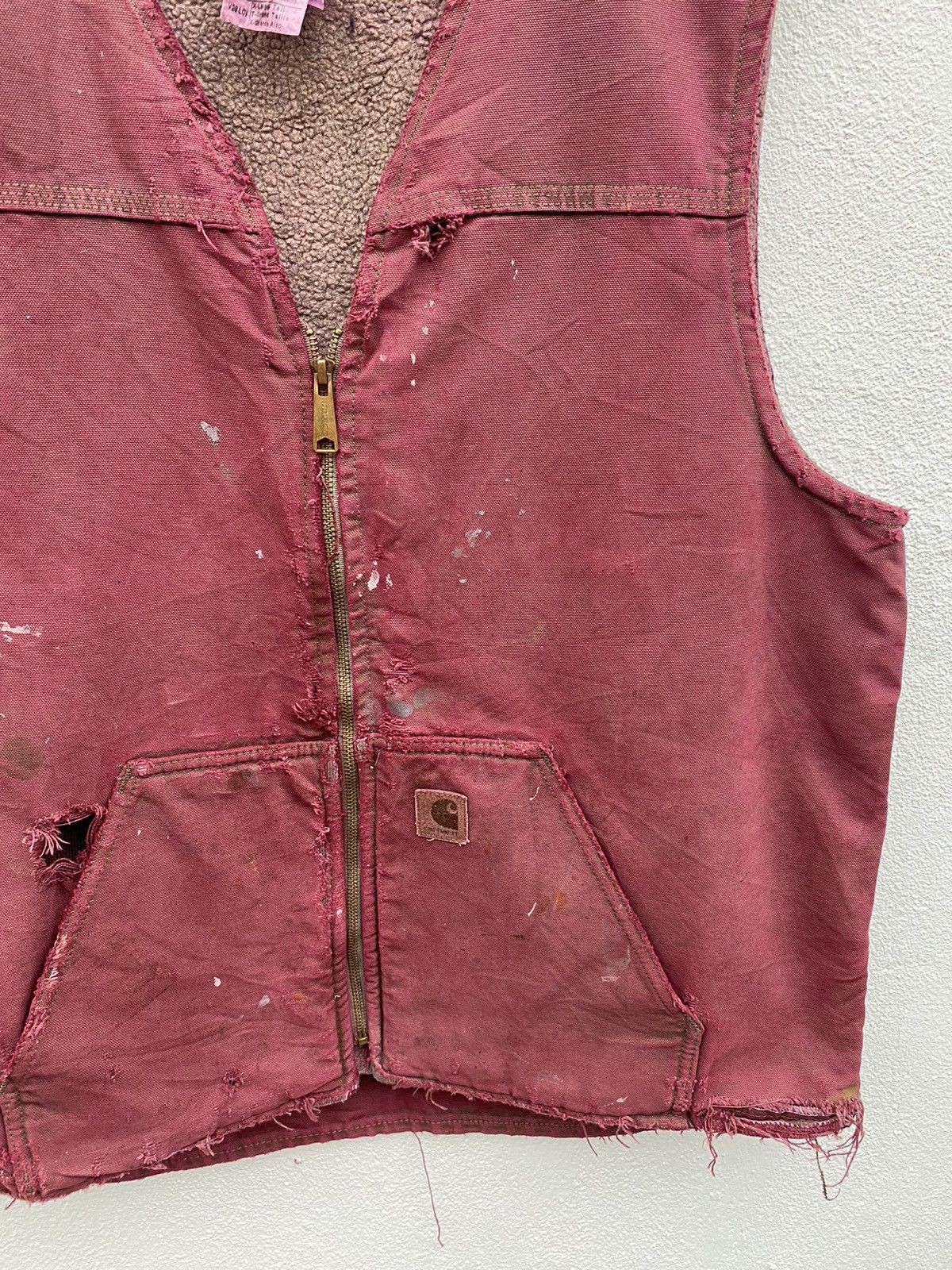 Carhartt × Vintage Vintage Carhartt Distressed vest Size US XL / EU 56 / 4 - 5 Thumbnail