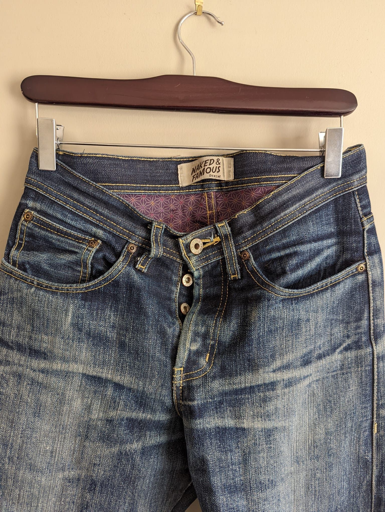 Naked & Famous Shinobi Selvedge Size US 29 - 6 Thumbnail