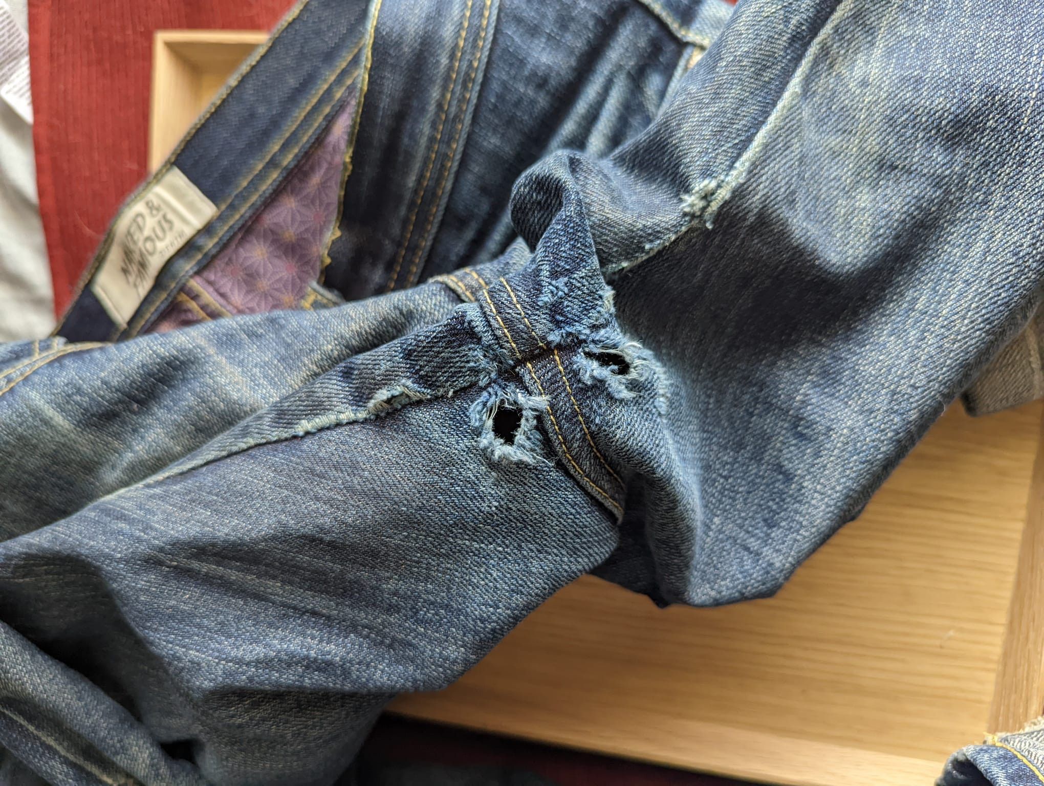 Naked & Famous Shinobi Selvedge Size US 29 - 10 Thumbnail