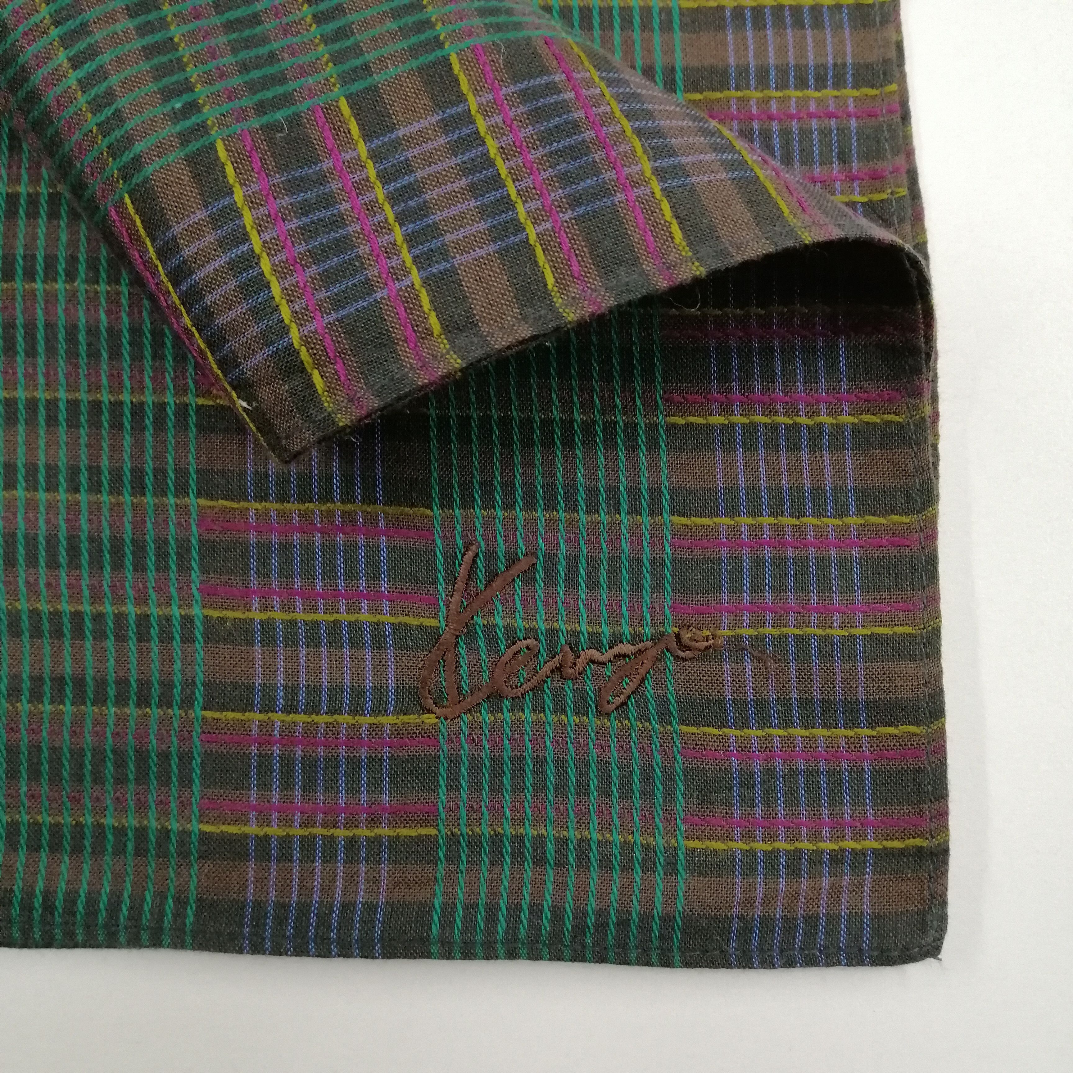 Kenzo × Vintage Kenzo Handkerchief/Neckerchief/Bandana-KD2343 Size ONE SIZE - 4 Thumbnail