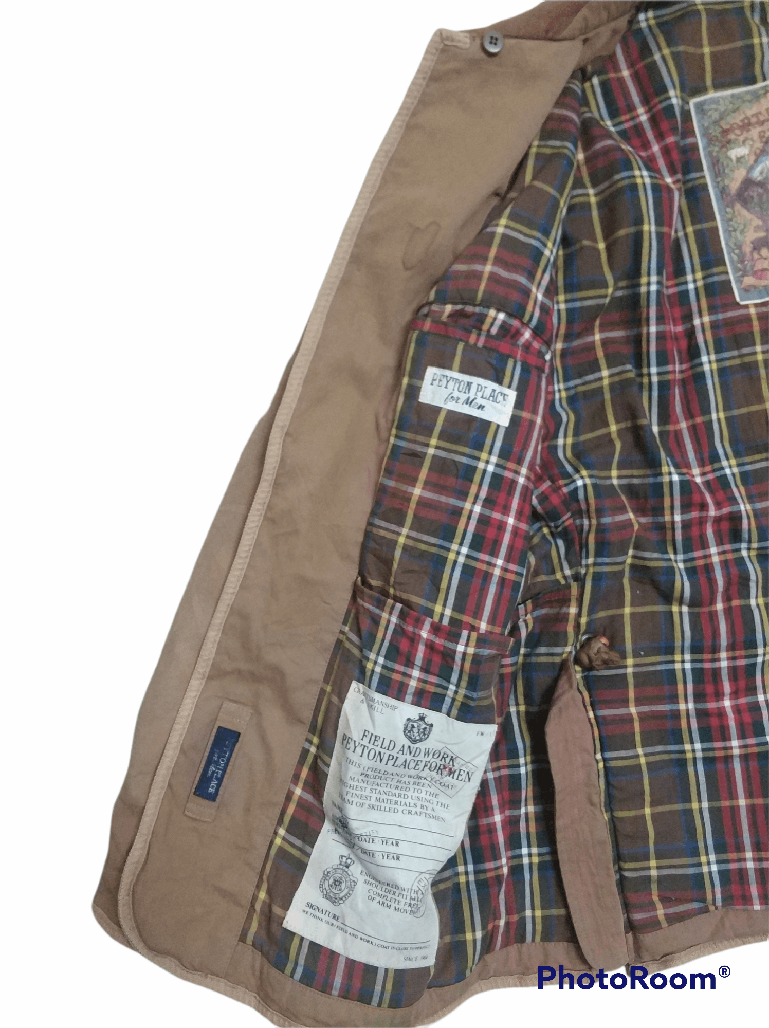Japanese Brand 🔥Sun Faded Peyton Place For Men Chore Jacket Size US L / EU 52-54 / 3 - 6 Thumbnail