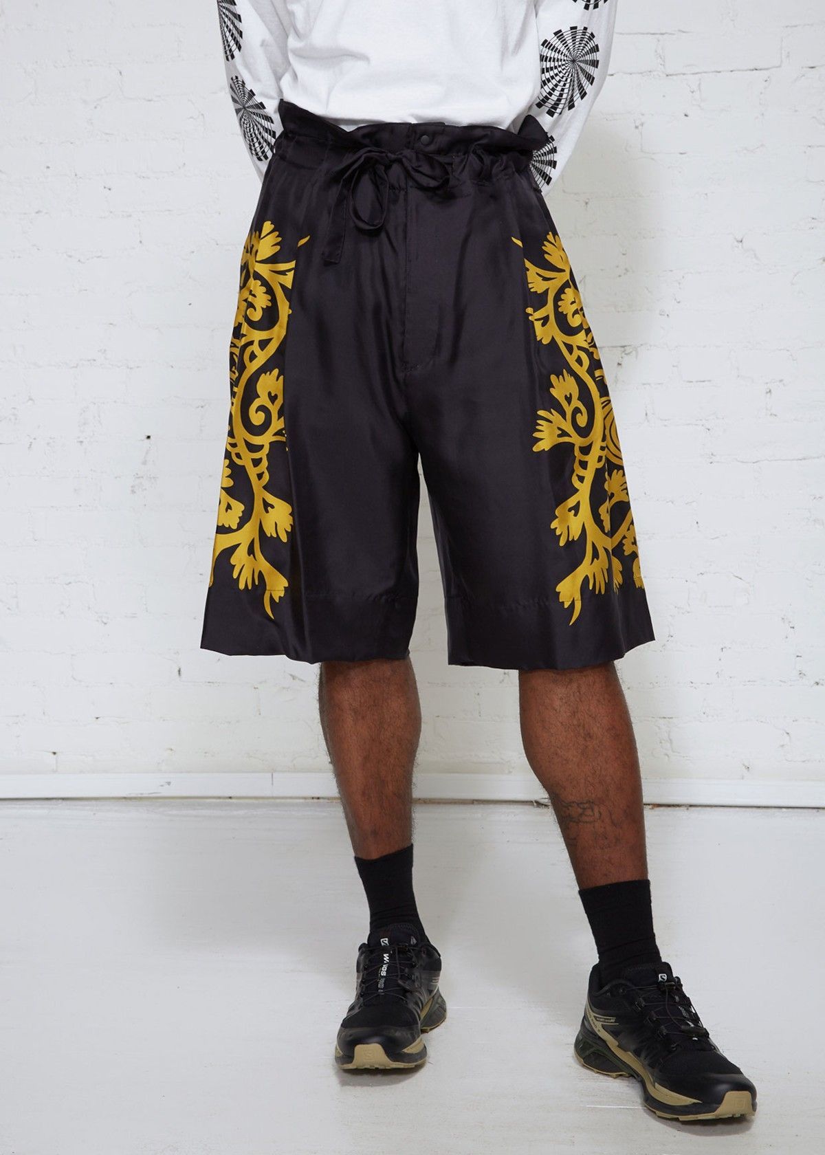 Sasquatchfabrix Hi-Waist Silk Shorts Size US 30 / EU 46 - 1 Thumbnail