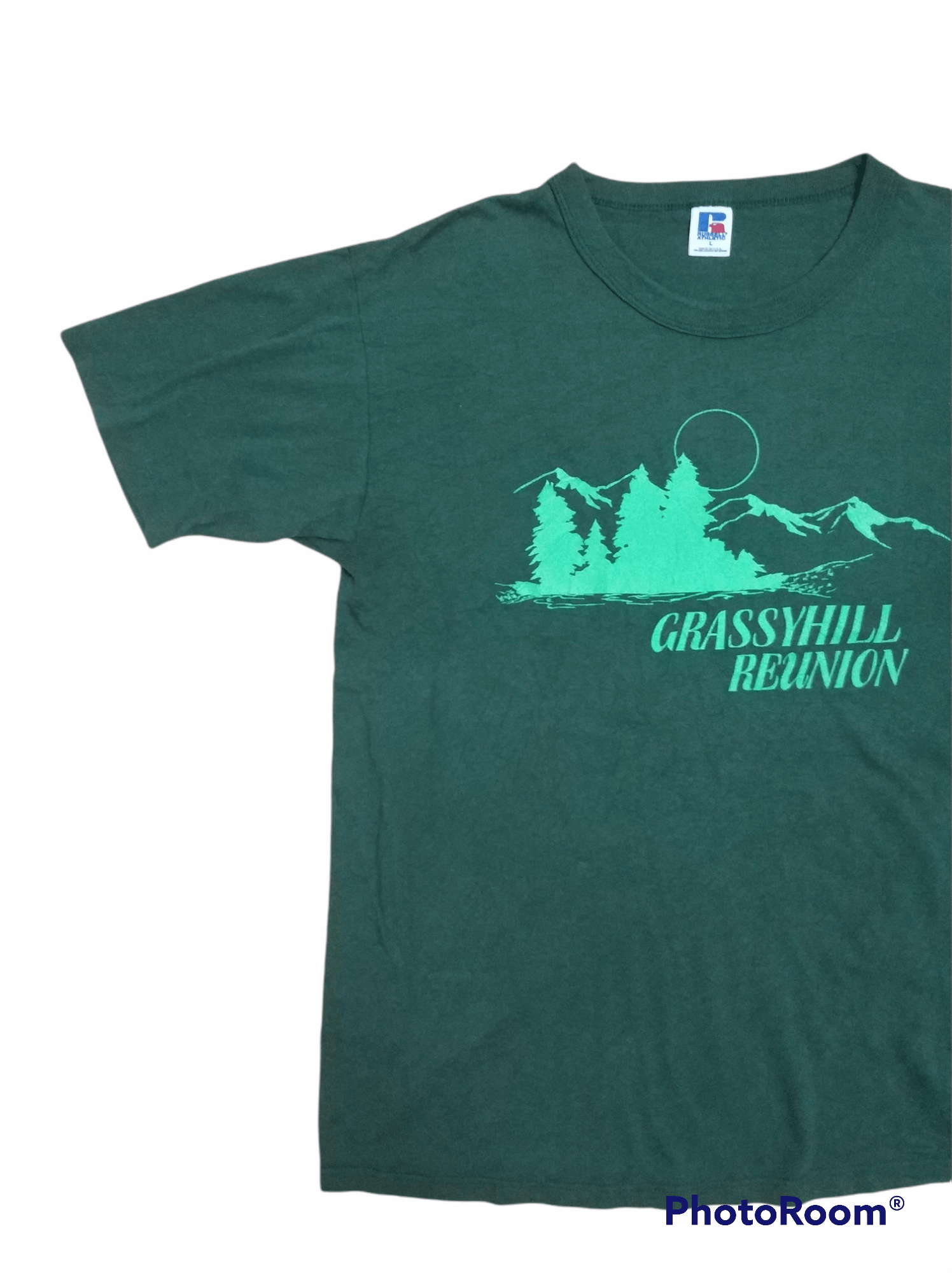Russell Athletic 🔥Vintage 80s Russel Athletic Grassyhill Reunion Tees Size US M / EU 48-50 / 2 - 3 Thumbnail