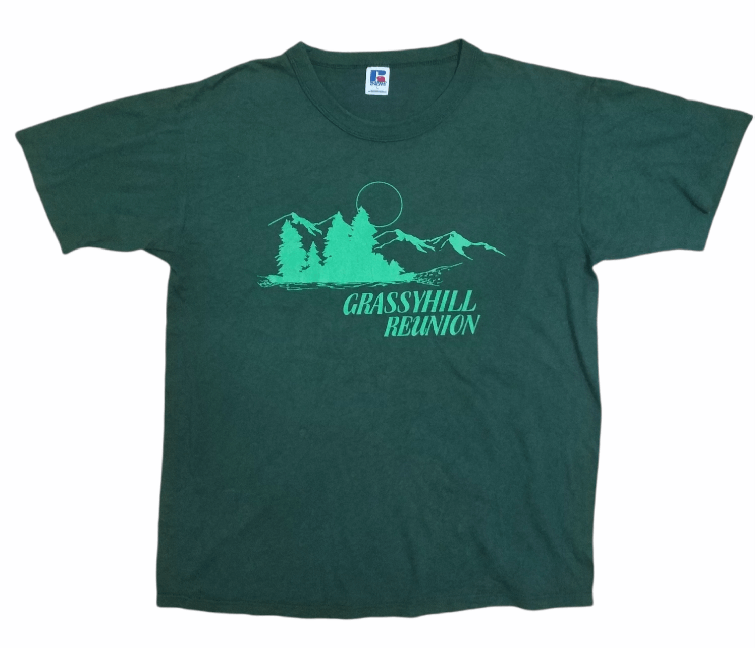 Russell Athletic 🔥Vintage 80s Russel Athletic Grassyhill Reunion Tees Size US M / EU 48-50 / 2 - 1 Thumbnail