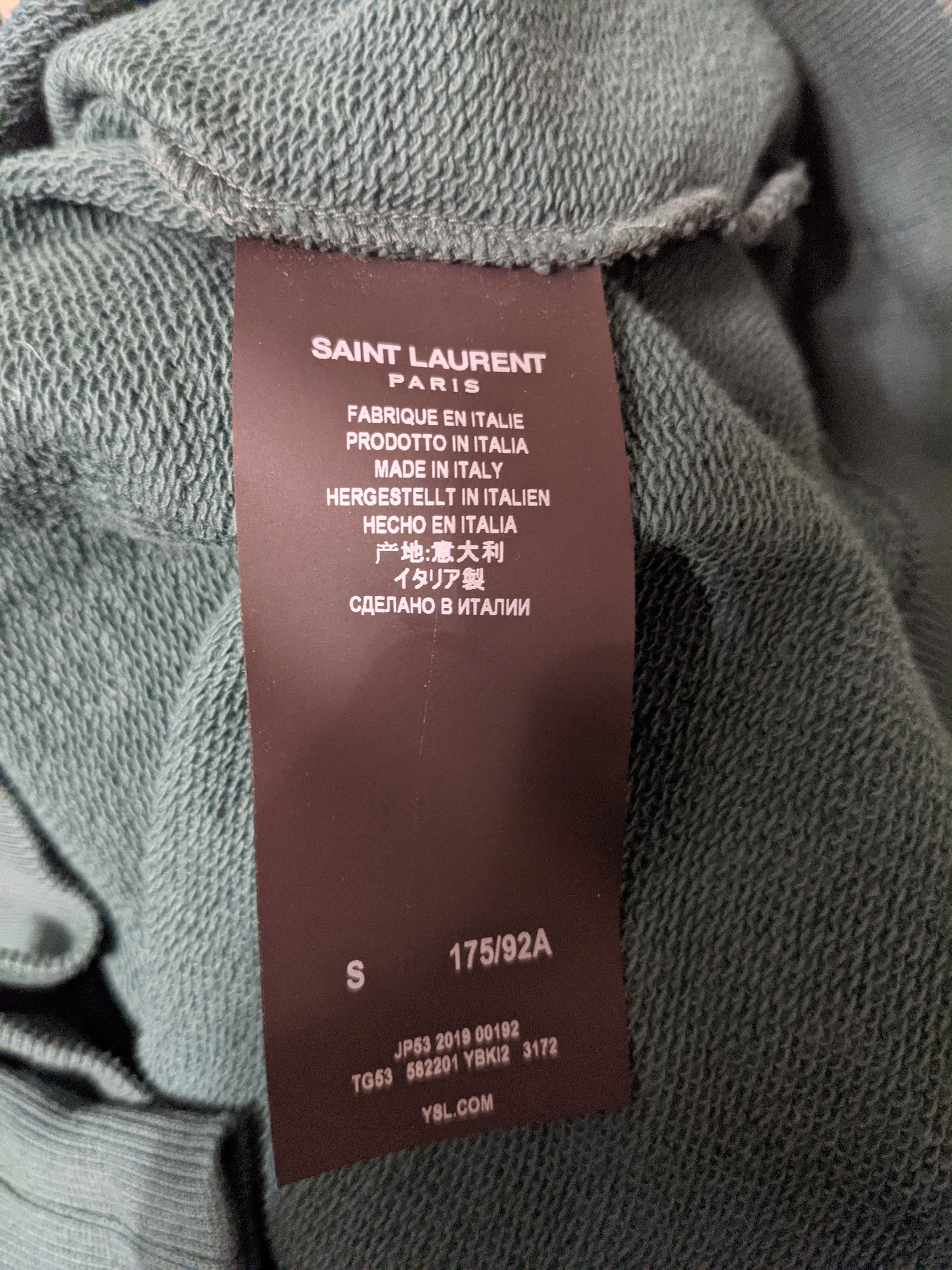 Saint Laurent Paris Saint Laurent Université Sweater Size US S / EU 44-46 / 1 - 7 Thumbnail