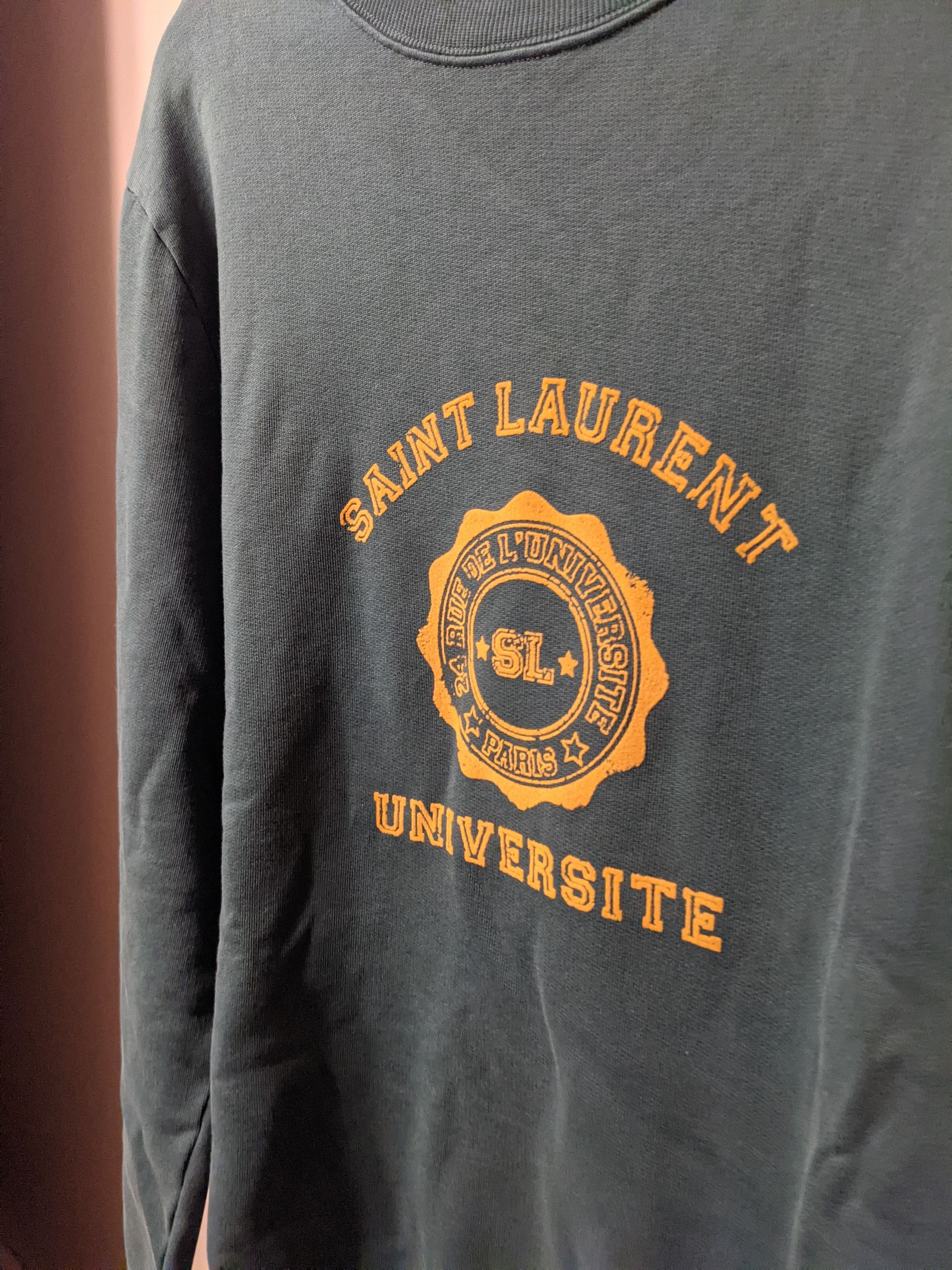 Saint Laurent Paris Saint Laurent Université Sweater Size US S / EU 44-46 / 1 - 2 Thumbnail