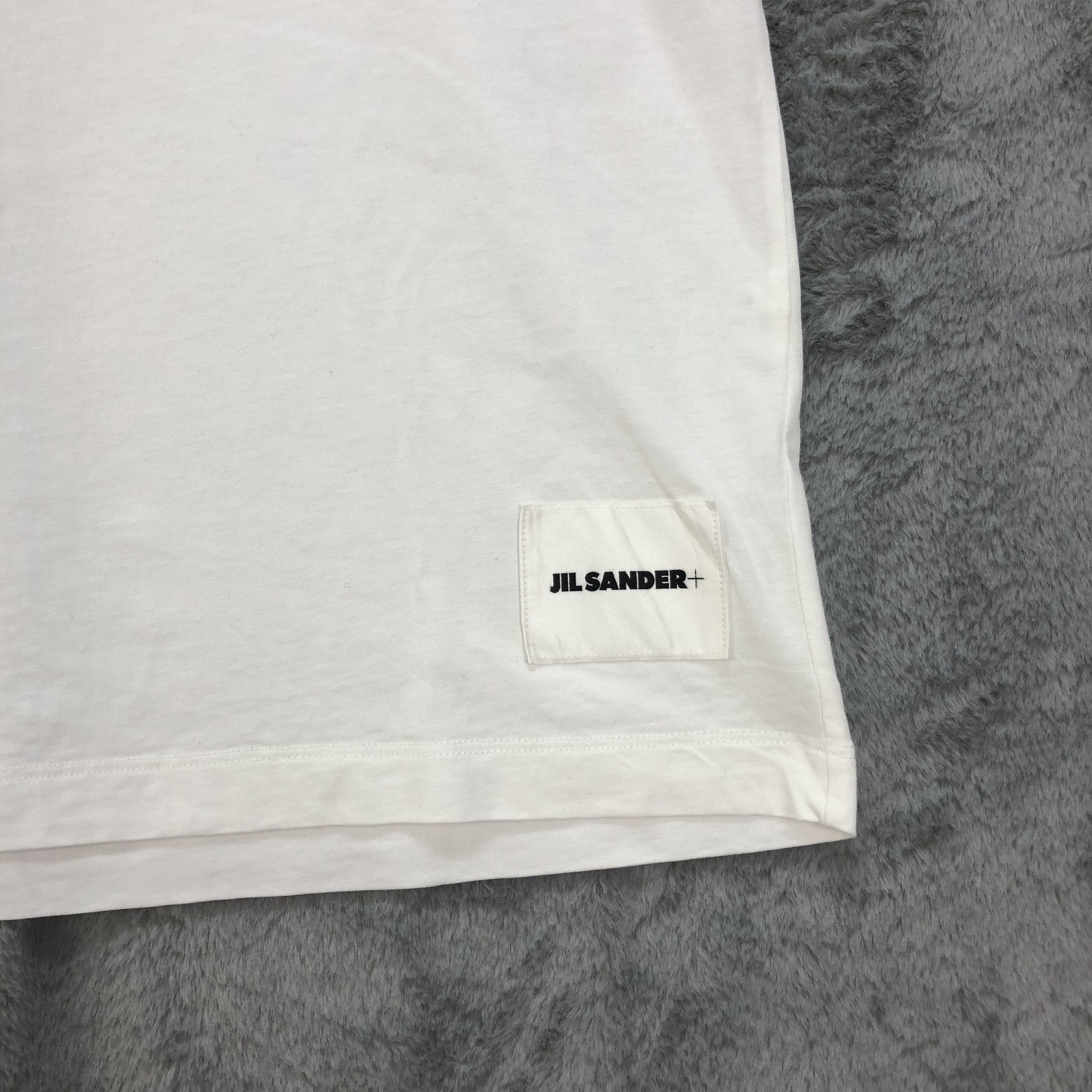 Jil Sander Jil Sander Patch Logo White T Shirts #4545-158 Size US M / EU 48-50 / 2 - 4 Thumbnail