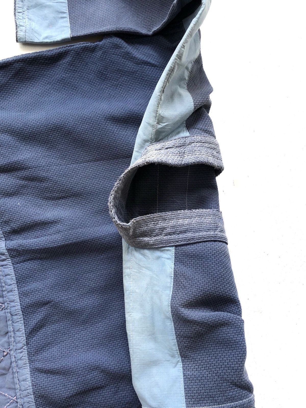 Indigo RARE🔥Boro Patchwork Sashiko Stitches Kendo Jacket Size US M / EU 48-50 / 2 - 17 Thumbnail