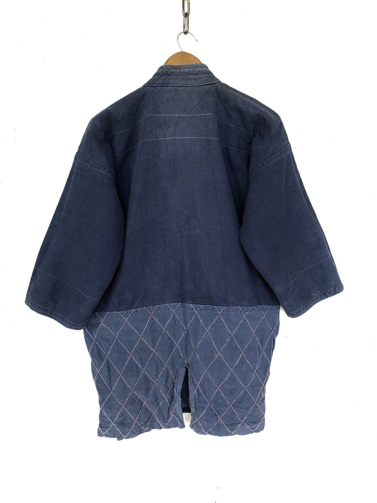 Indigo RARE🔥Boro Patchwork Sashiko Stitches Kendo Jacket Size US M / EU 48-50 / 2 - 4 Thumbnail