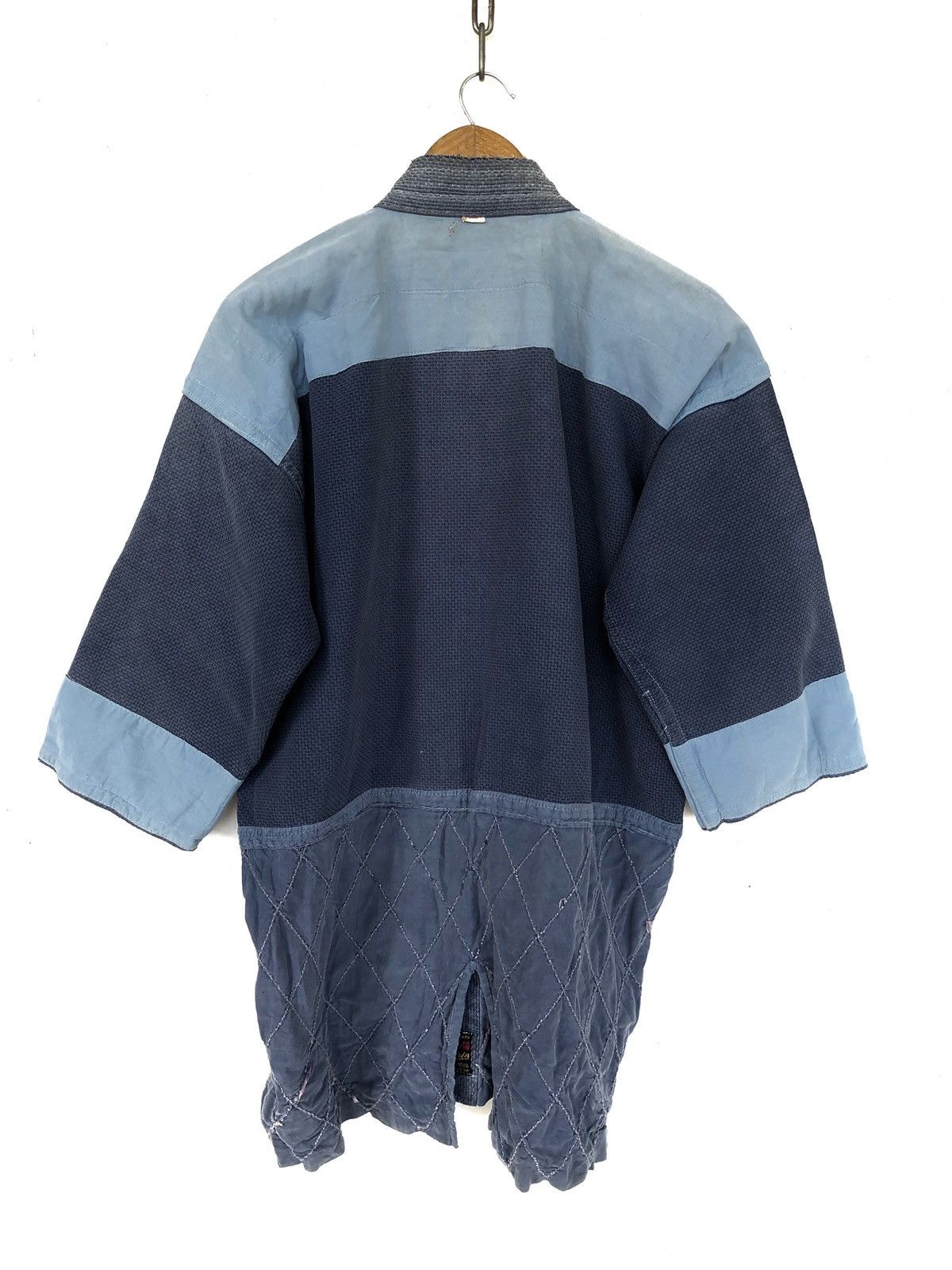 Indigo RARE🔥Boro Patchwork Sashiko Stitches Kendo Jacket Size US M / EU 48-50 / 2 - 1 Thumbnail