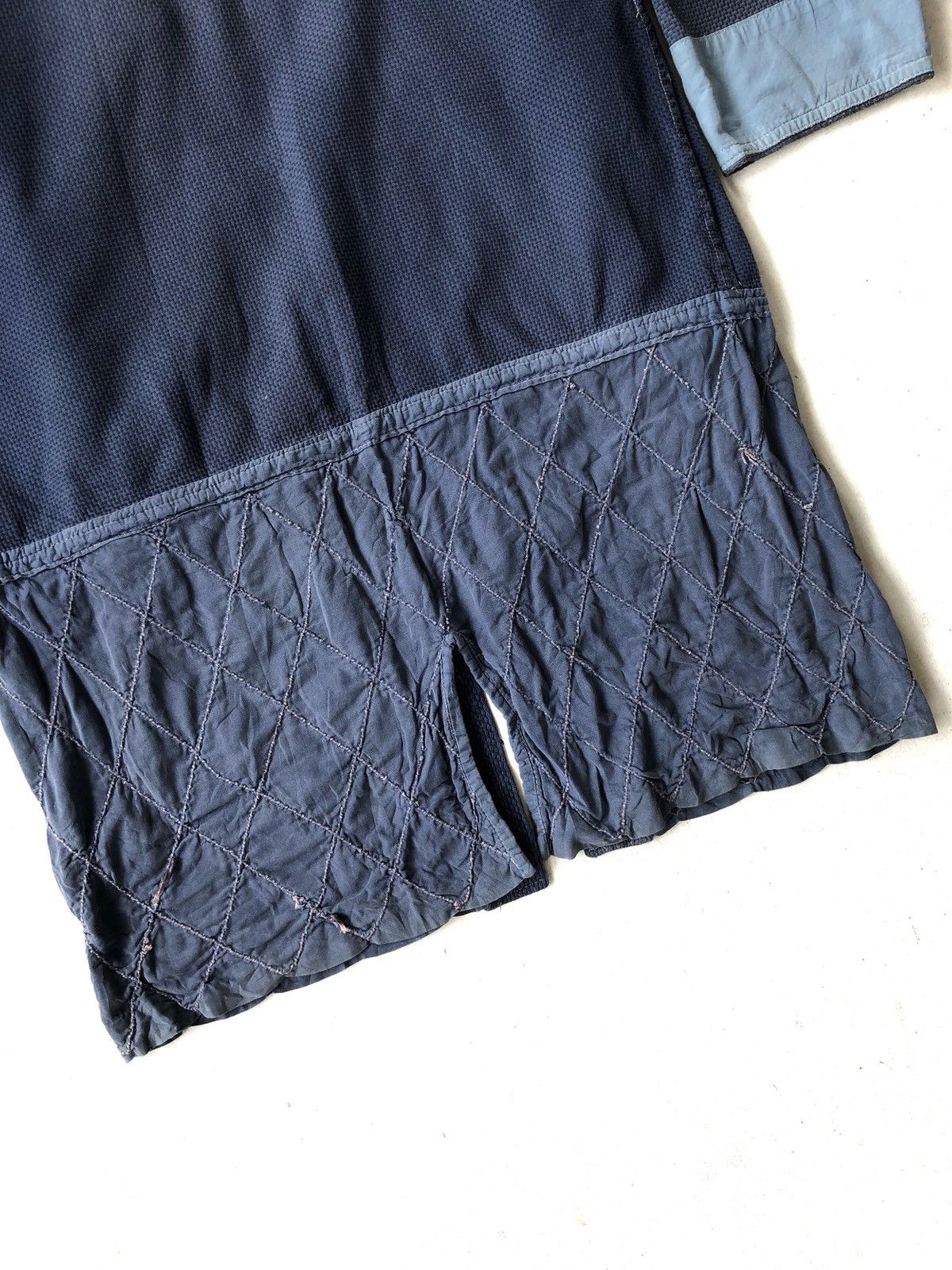 Indigo RARE🔥Boro Patchwork Sashiko Stitches Kendo Jacket Size US M / EU 48-50 / 2 - 16 Thumbnail
