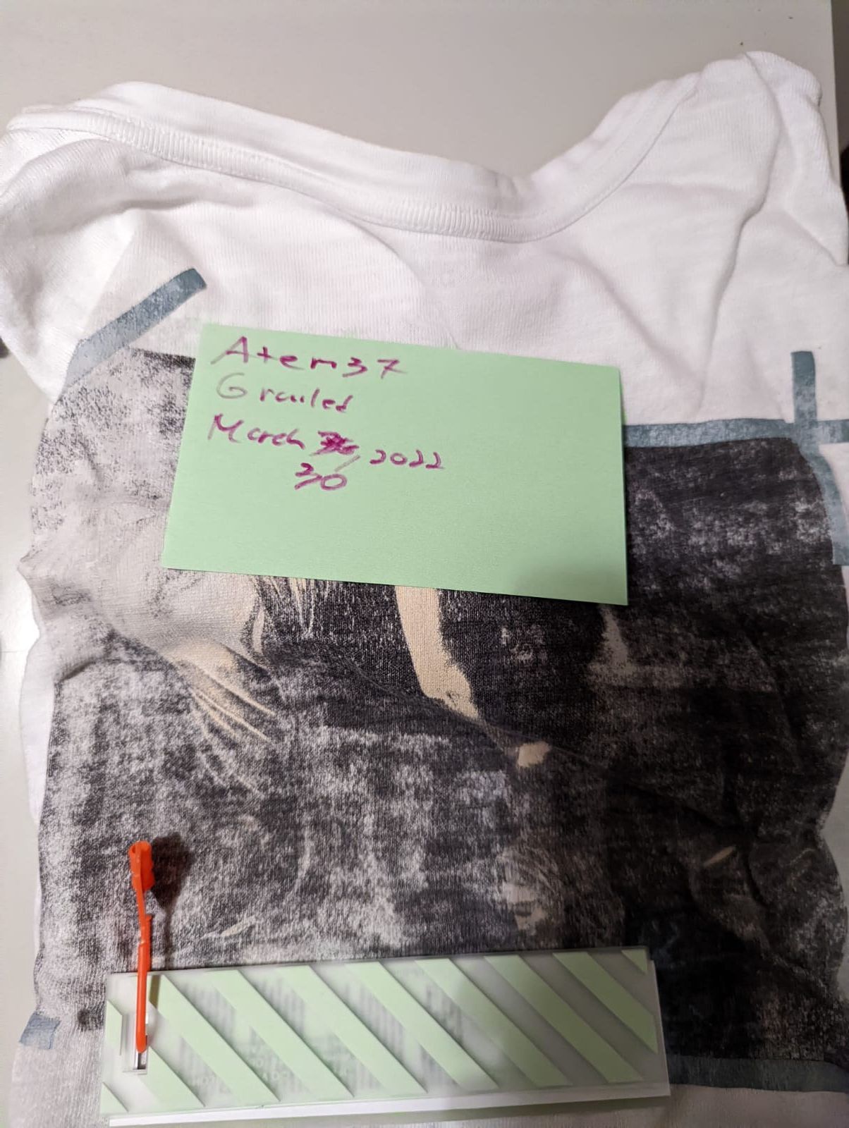Off-White Caravaggio Annunciation Tee Size US S / EU 44-46 / 1 - 8 Thumbnail