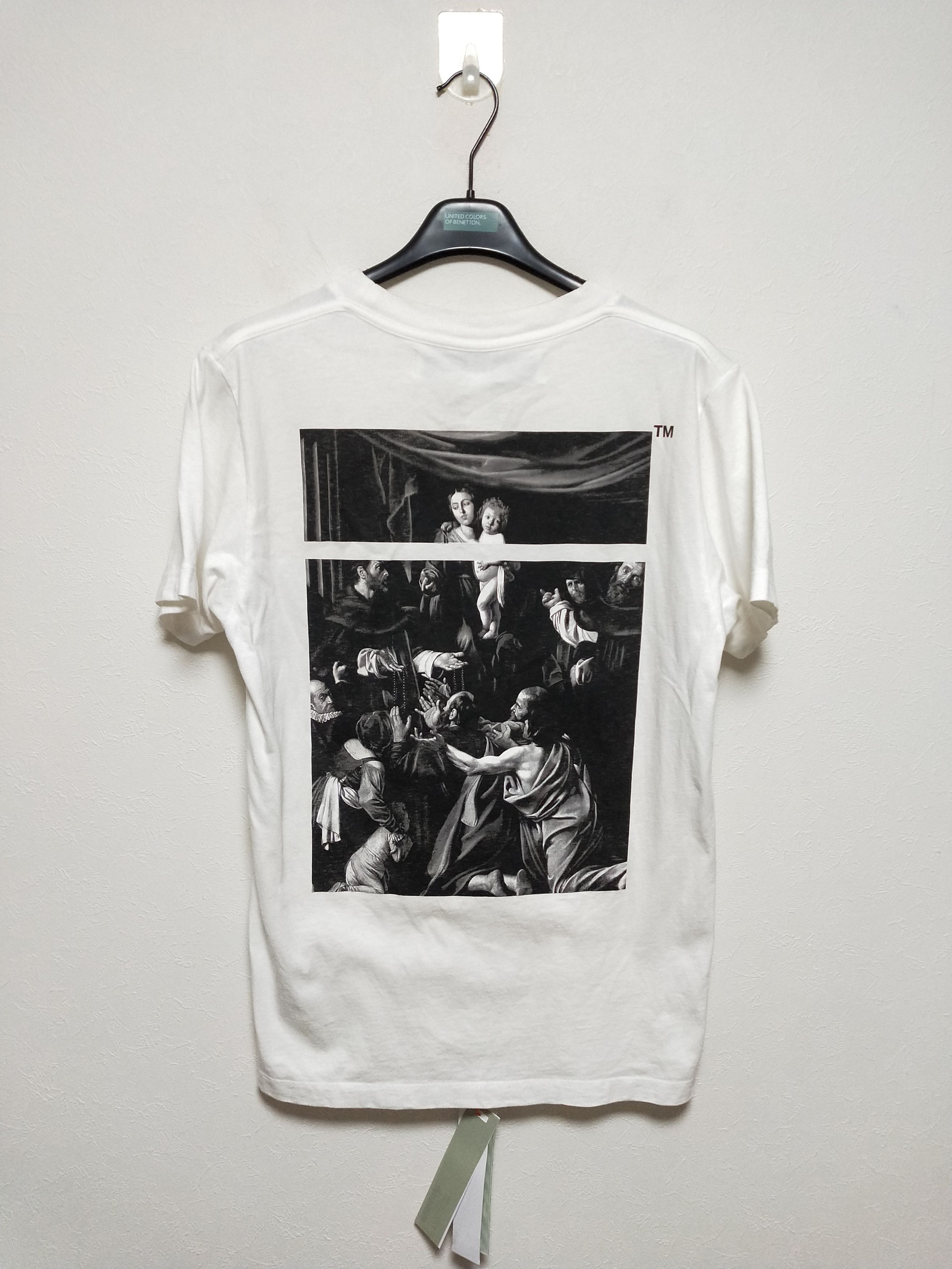Off-White Caravaggio Square Tee Size US S / EU 44-46 / 1 - 1 Thumbnail