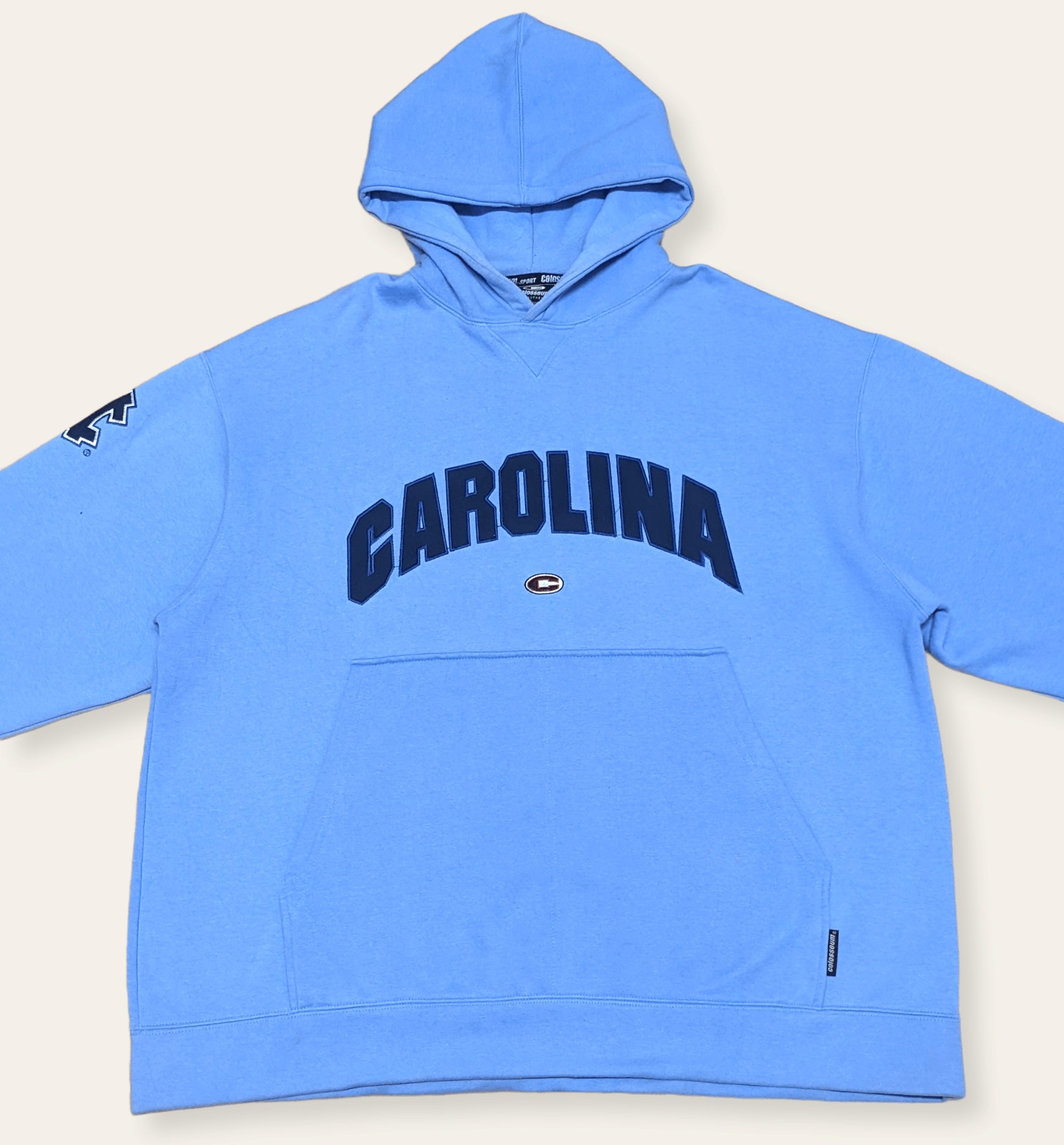 Colosseum Athletics × NBA × Vintage Vintage 90s NCAA North Carolina Tarheels Pullover Hoodie Size US XXL / EU 58 / 5 - 3 Thumbnail