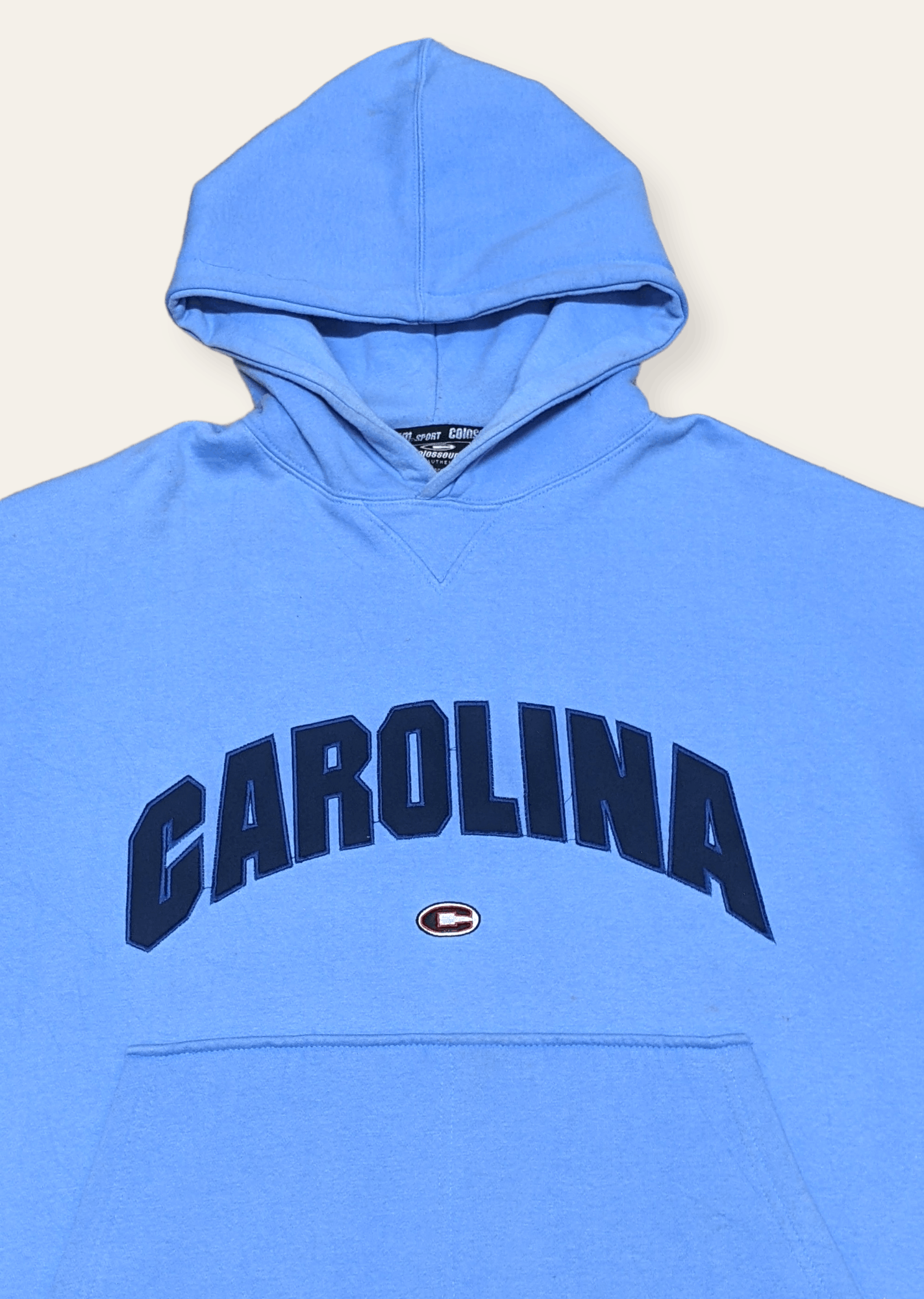Colosseum Athletics × NBA × Vintage Vintage 90s NCAA North Carolina Tarheels Pullover Hoodie Size US XXL / EU 58 / 5 - 5 Thumbnail