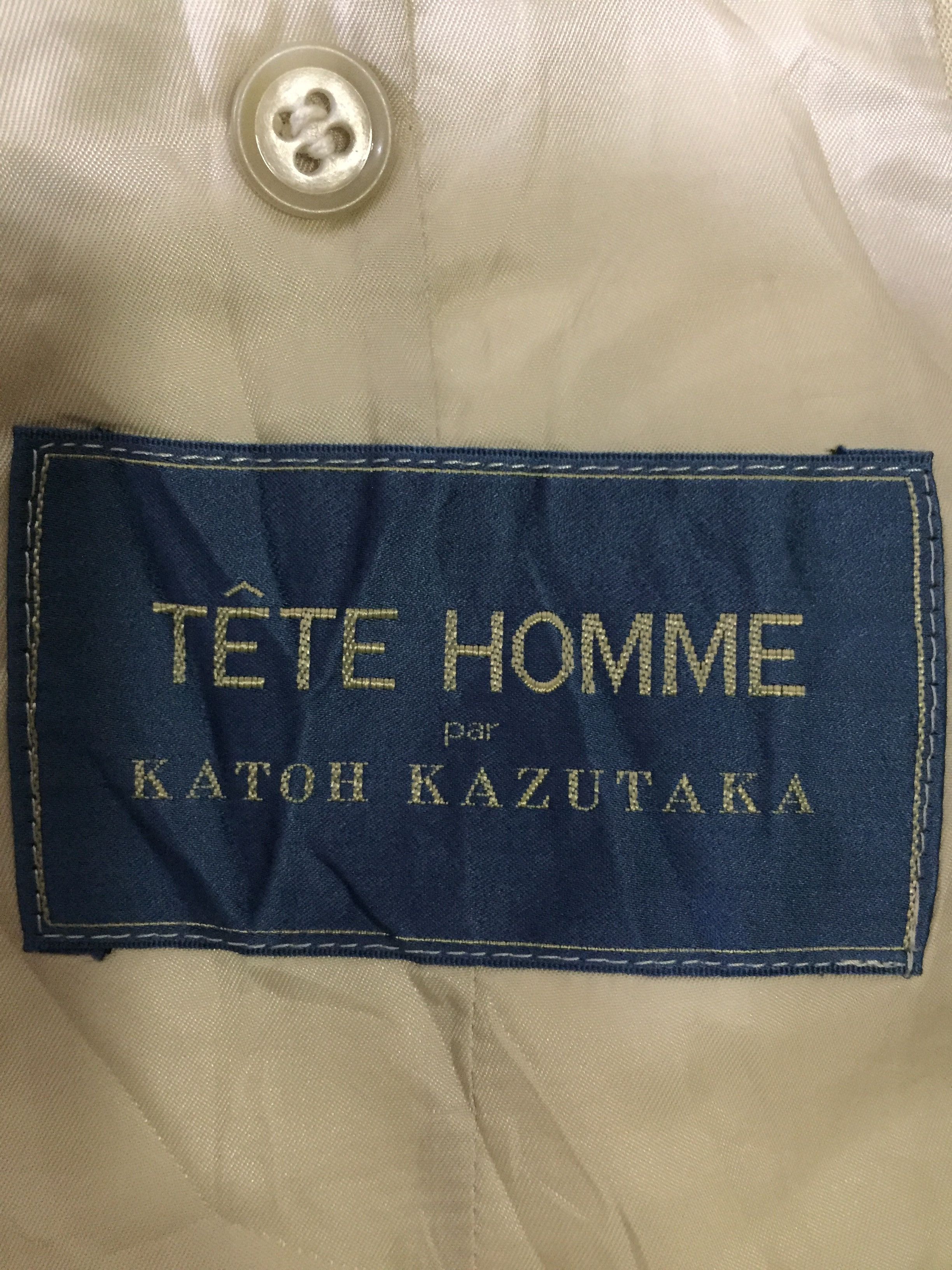 Japanese Brand Tete Homme by Katoh Kazutaka Blazer Size US M / EU 48-50 / 2 - 5 Thumbnail