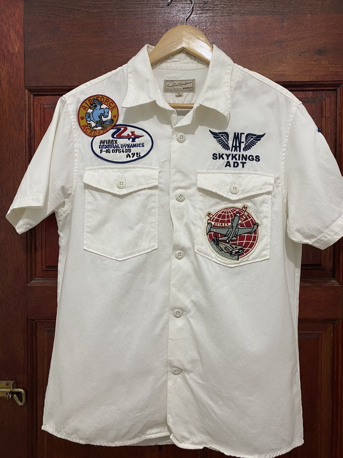 Avirex Avirex Us Air Force Shirt Patch Logo Rare Design Size US M / EU 48-50 / 2 - 2 Thumbnail