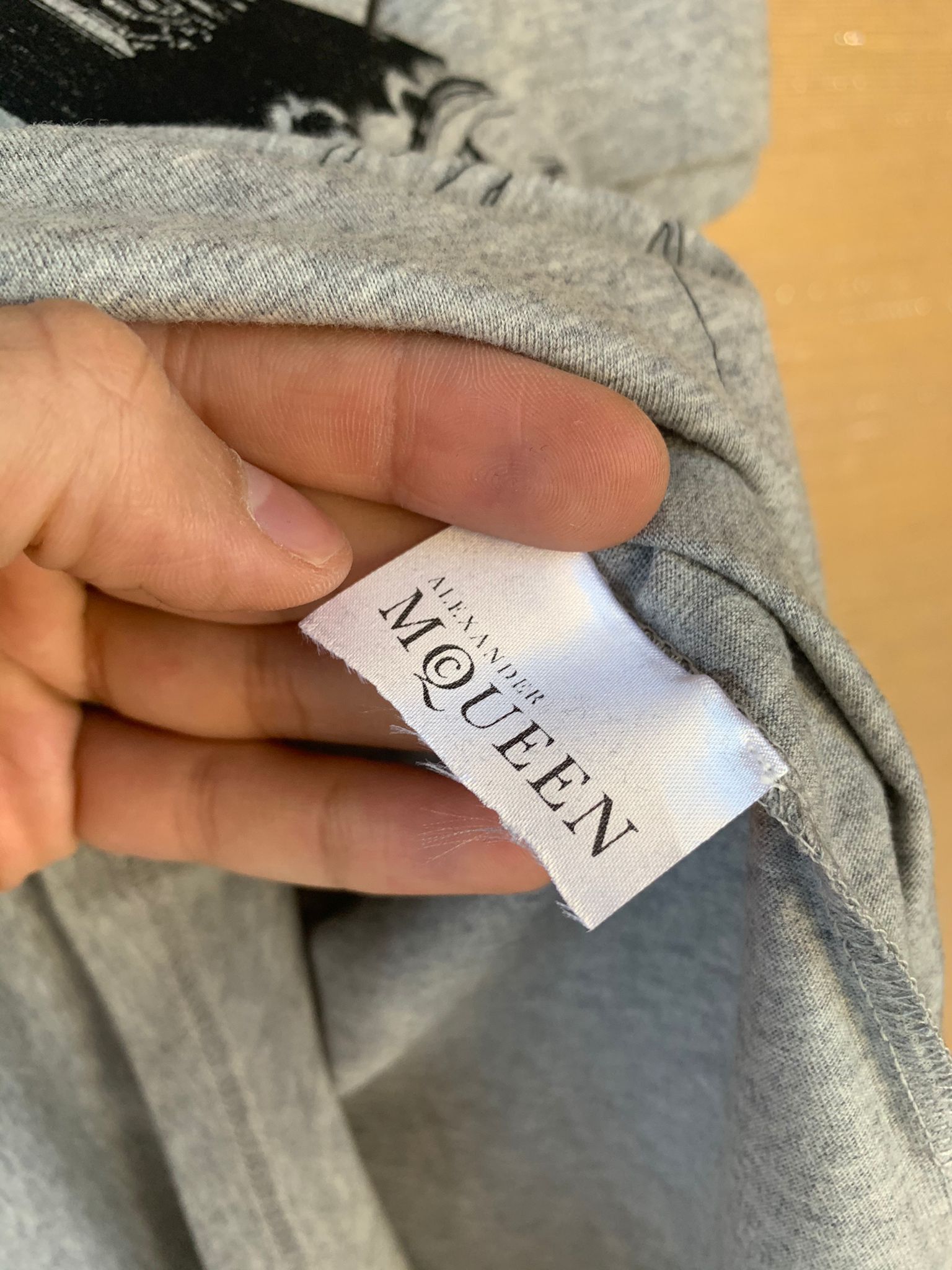 Alexander McQueen Skull Print Tee, SS in Grey Size US M / EU 48-50 / 2 - 10 Thumbnail
