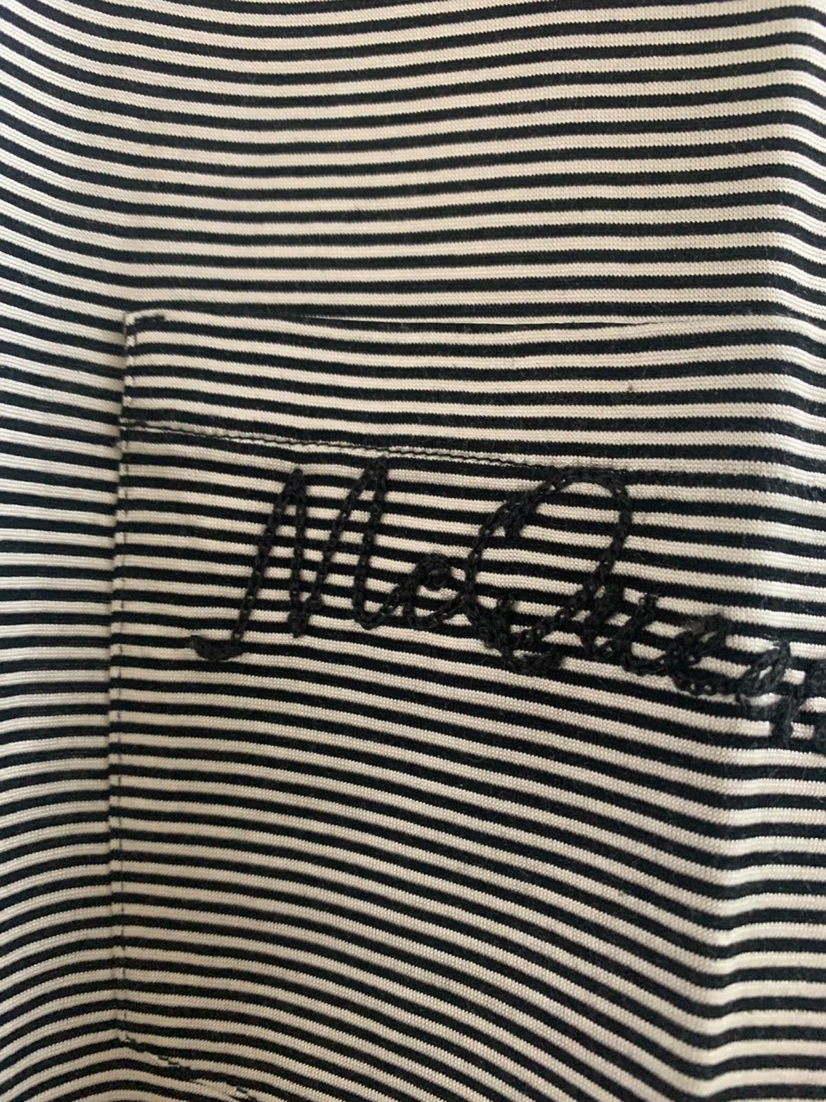 Alexander McQueen Stripe Chest Pocket Logo Tee in Black & White Size US M / EU 48-50 / 2 - 5 Thumbnail