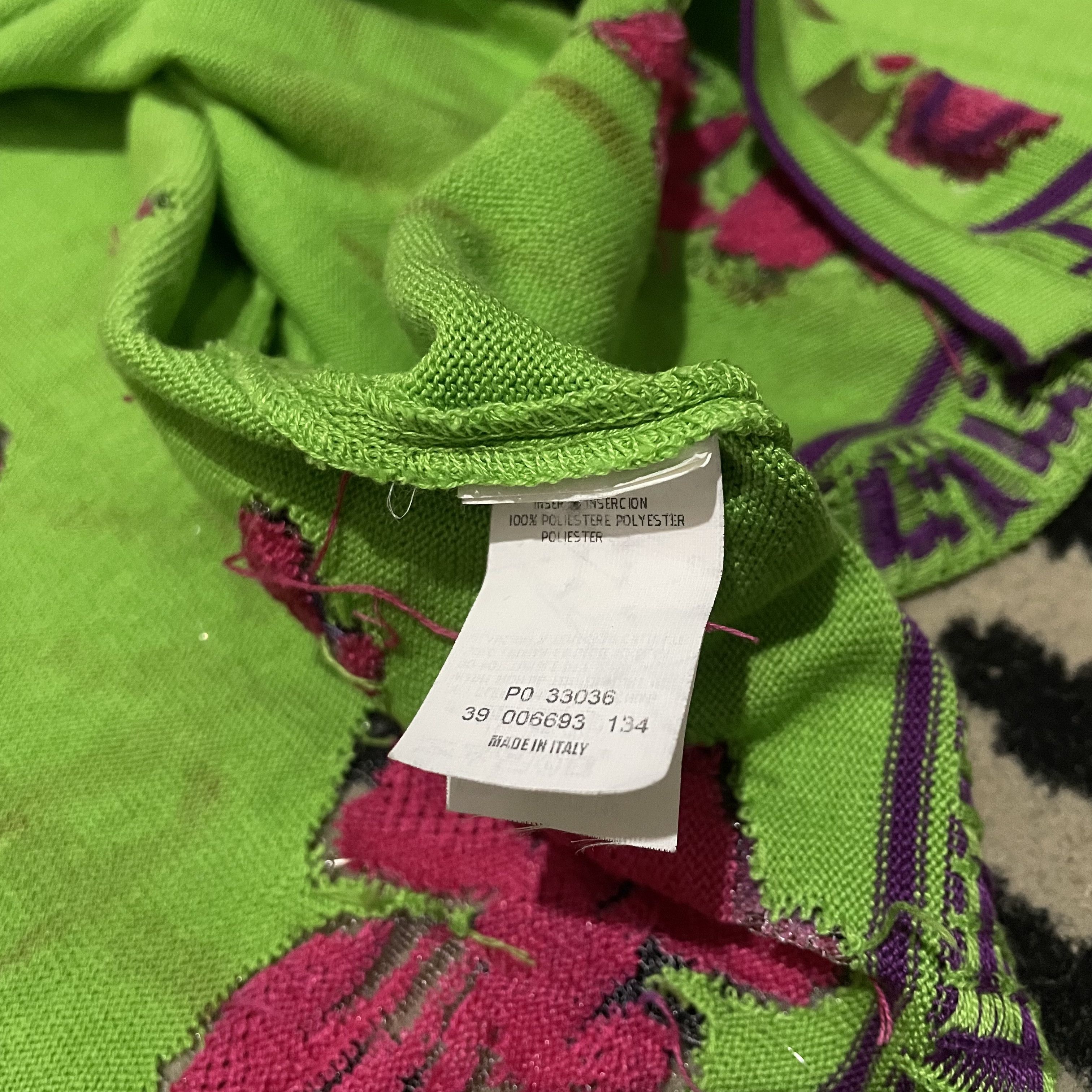 Gianni Valentino × Versace Gianni Versace Flower Knitwear Size US S / EU 44-46 / 1 - 7 Thumbnail