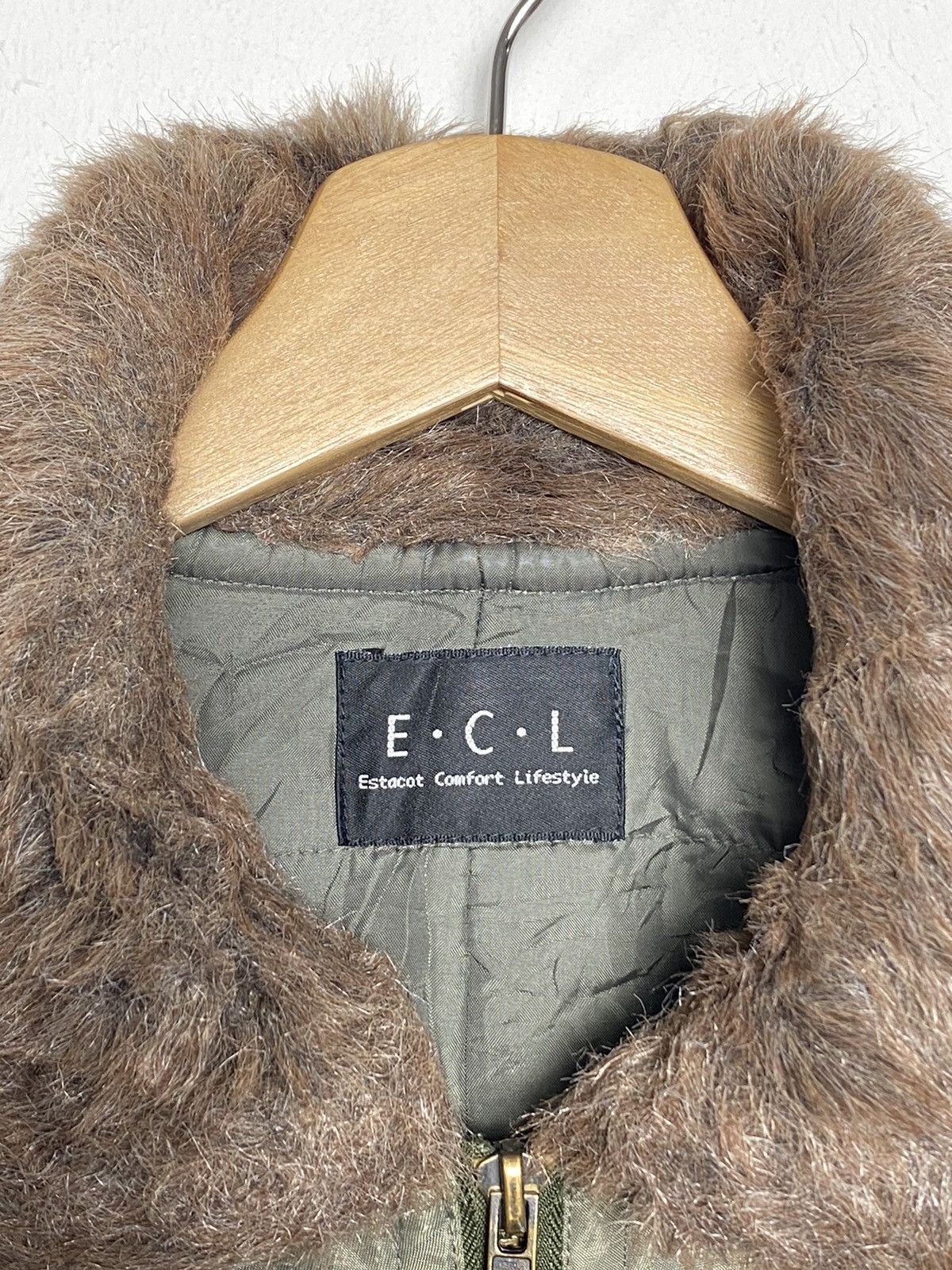 Japanese Brand × Vintage ERL Estacot Comfort Lifestyle Faux Bomber Jacket Size M / US 6-8 / IT 42-44 - 6 Thumbnail