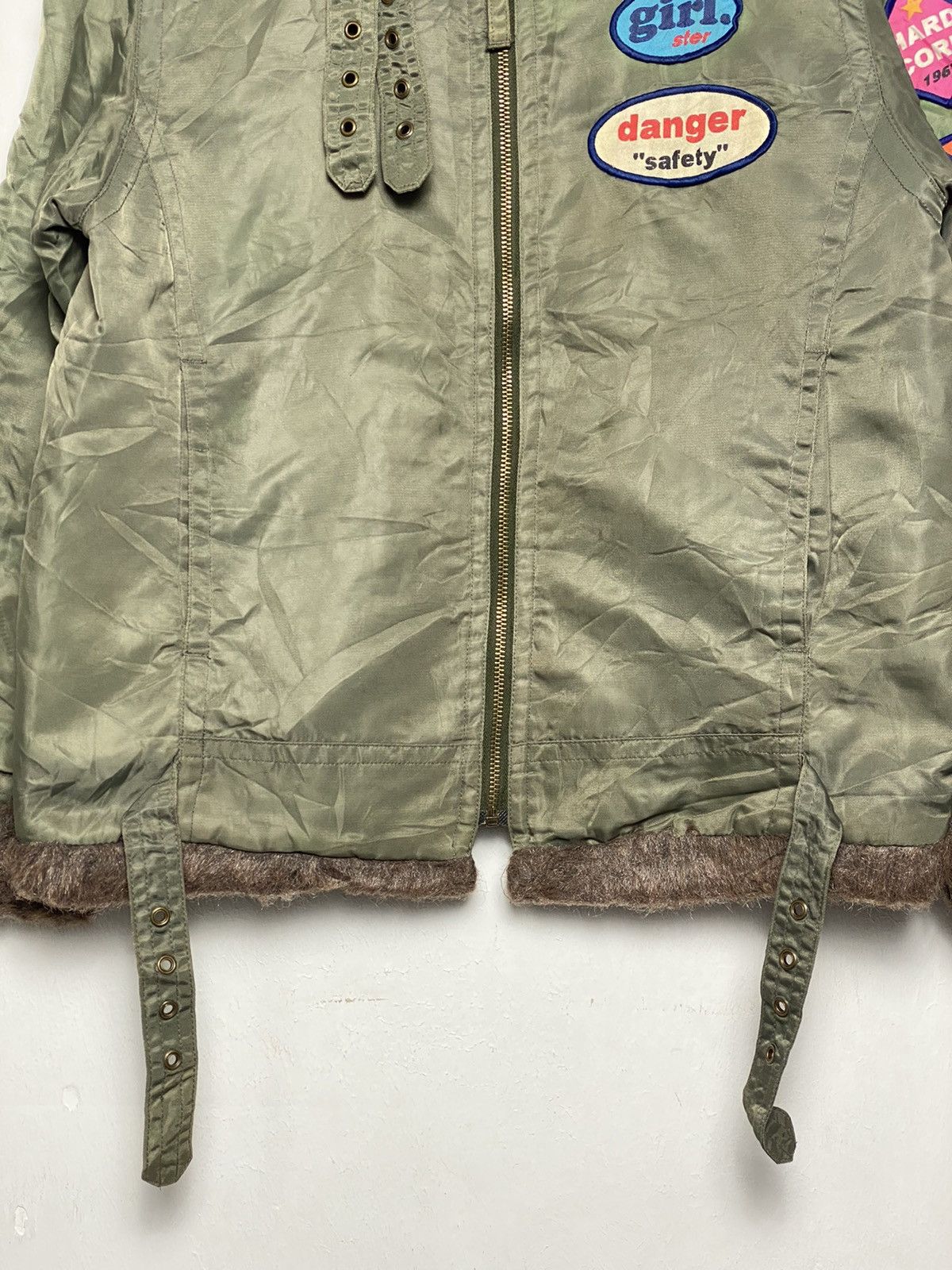 Japanese Brand × Vintage ERL Estacot Comfort Lifestyle Faux Bomber Jacket Size M / US 6-8 / IT 42-44 - 4 Thumbnail