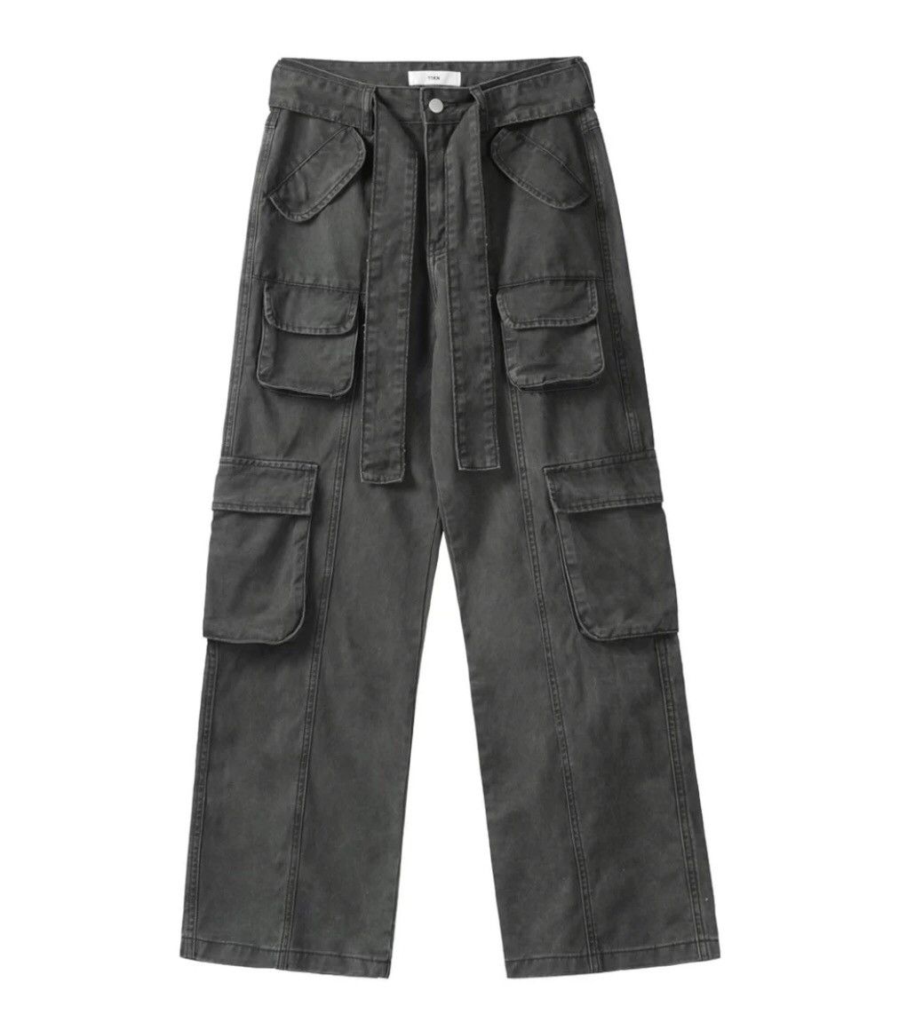 Japanese Brand × Vintage Multi pocket utility grunge cargo pants Size US 28 / EU 44 - 6 Thumbnail