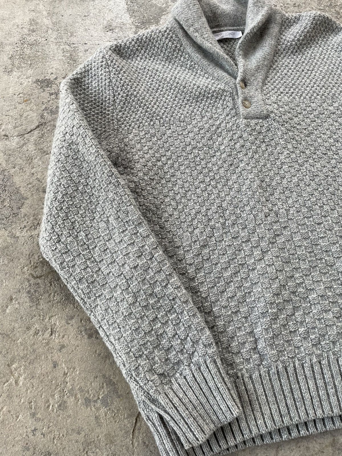 Our Legacy Our Legacy Wool Shawl Collar Sweater Size US L / EU 52-54 / 3 - 3 Thumbnail