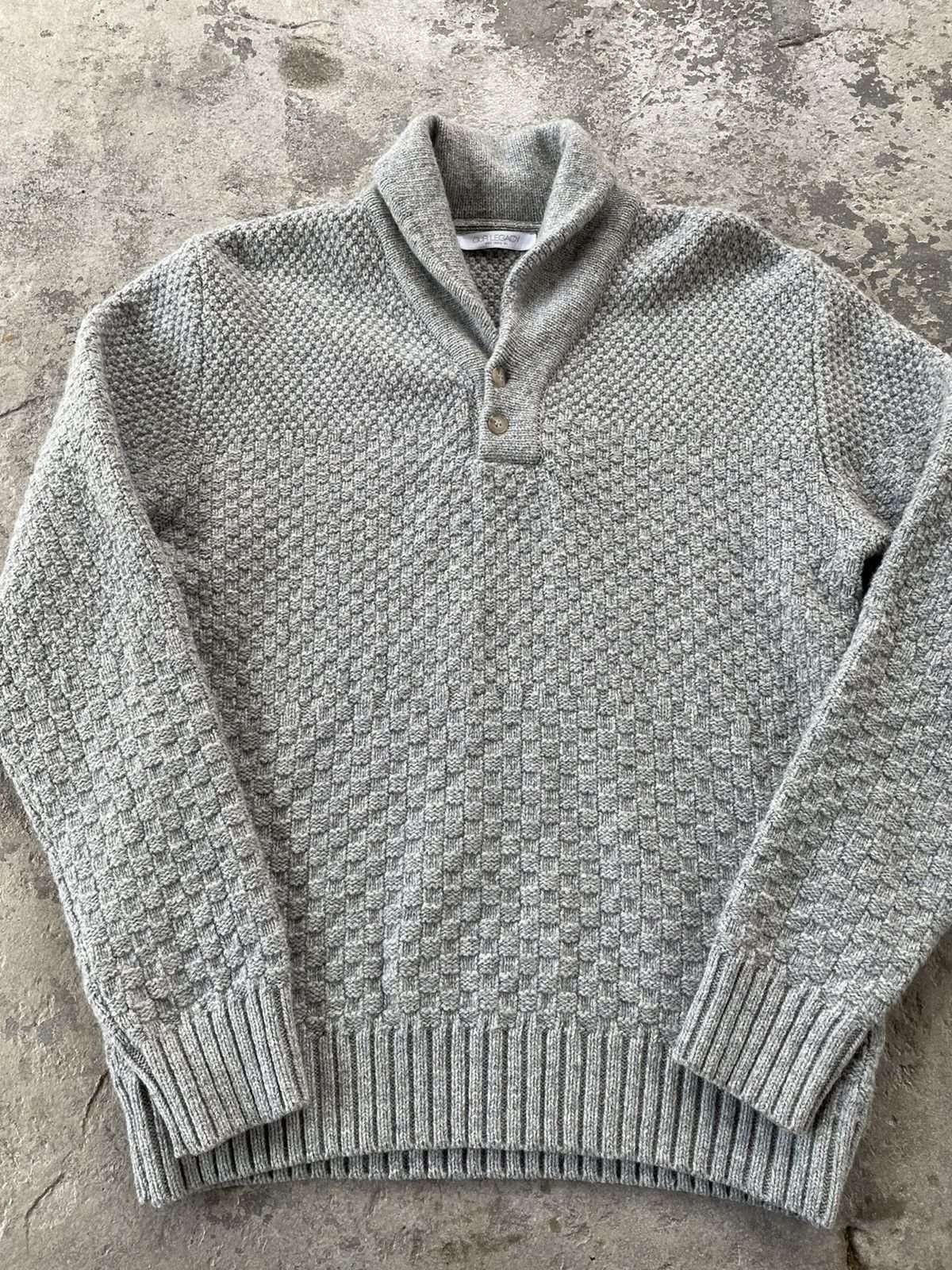 Our Legacy Our Legacy Wool Shawl Collar Sweater Size US L / EU 52-54 / 3 - 2 Thumbnail